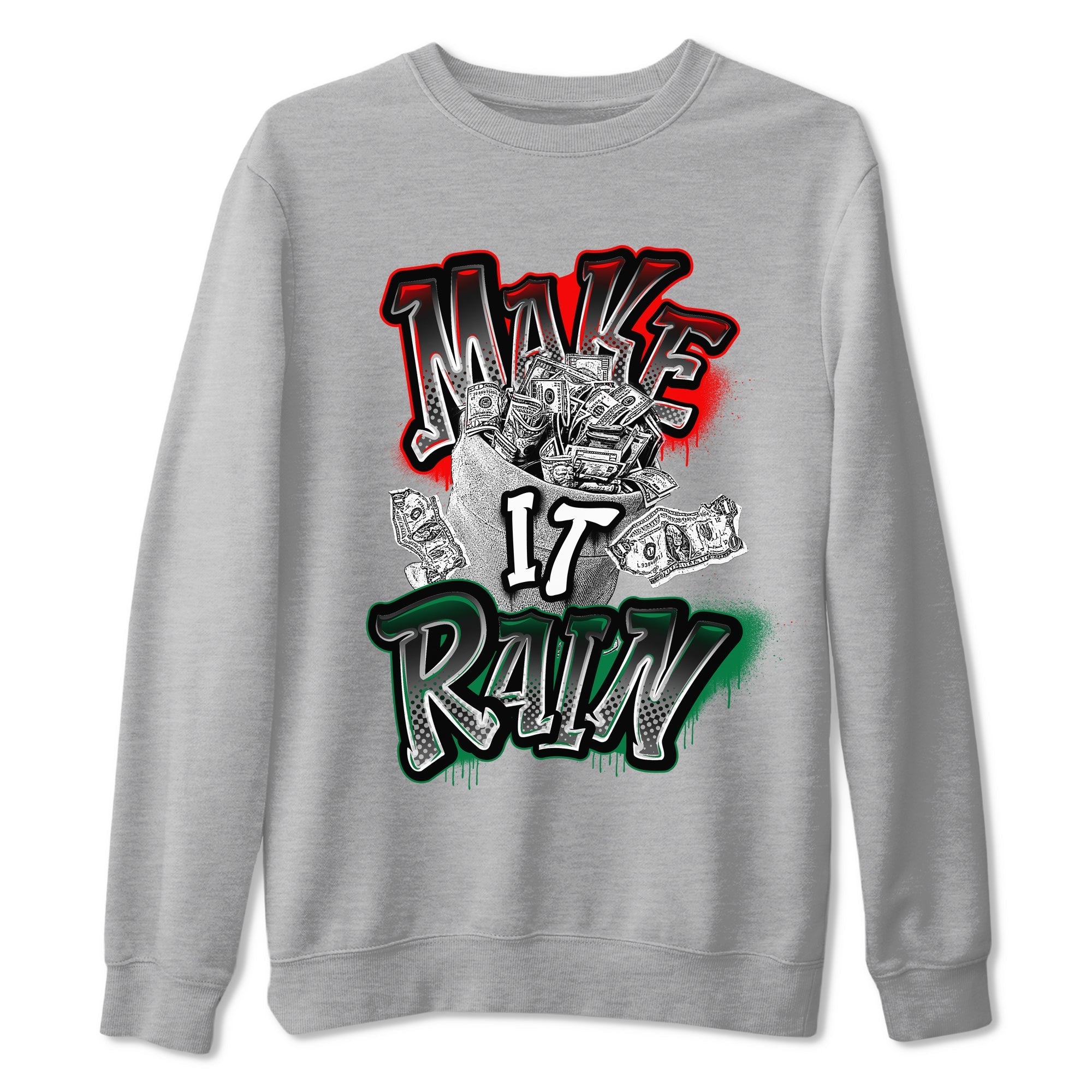 Make It Rain Money snkmatch Tees - Air Jordan 2 Christmas