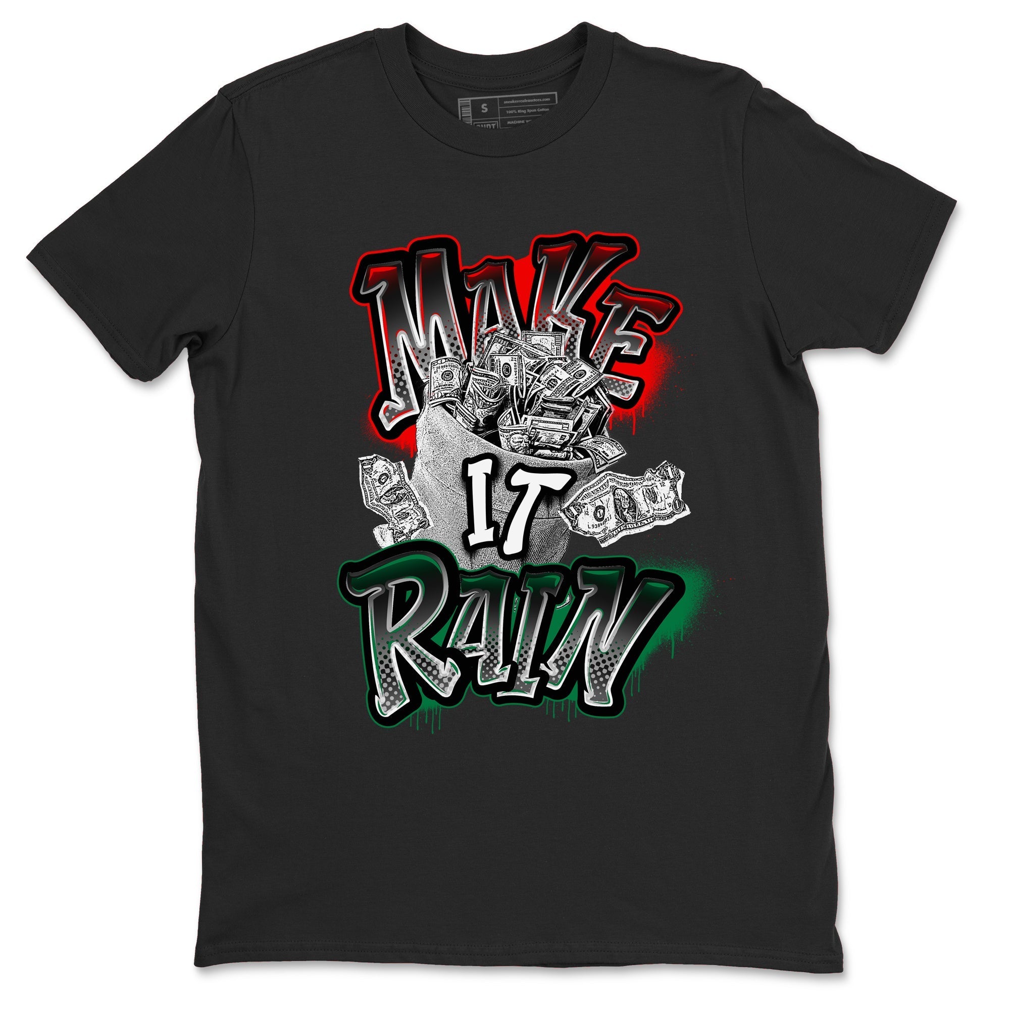 Make It Rain Money snkmatch Tees - Air Jordan 2 Christmas