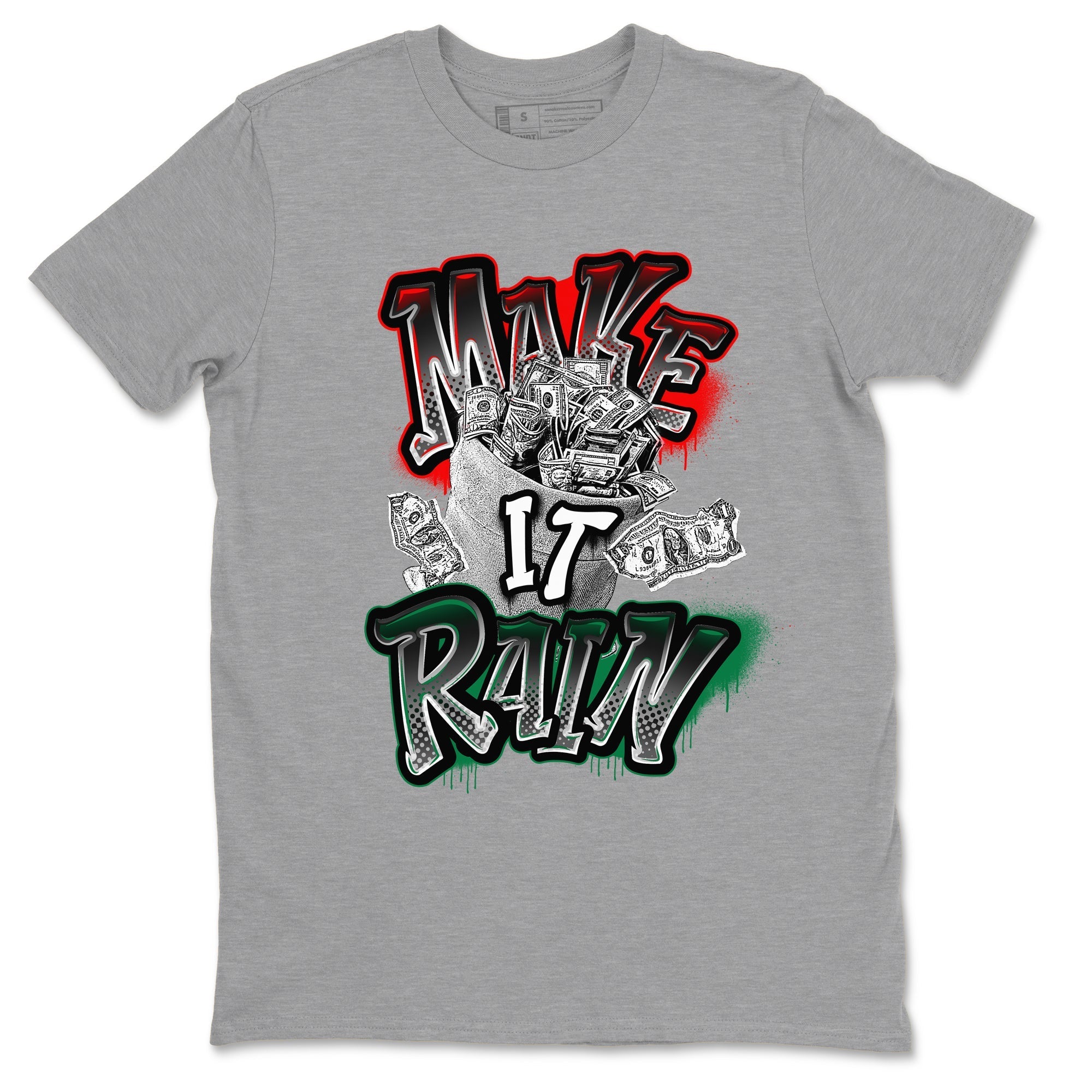 Make It Rain Money snkmatch Tees - Air Jordan 2 Christmas