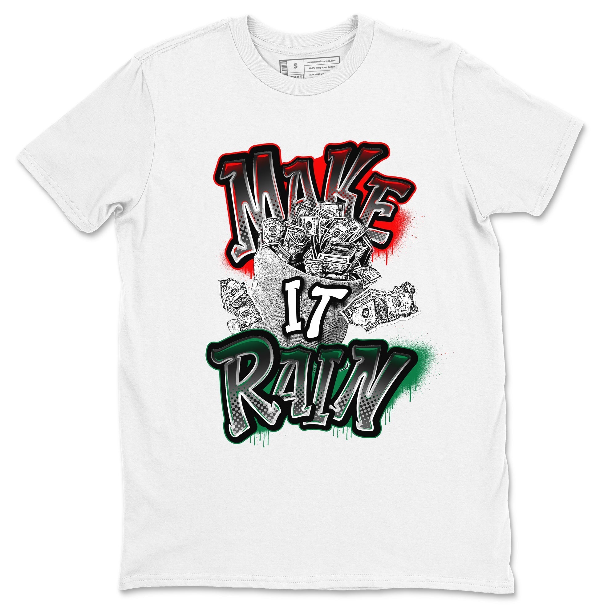 Make It Rain Money snkmatch Tees - Air Jordan 2 Christmas