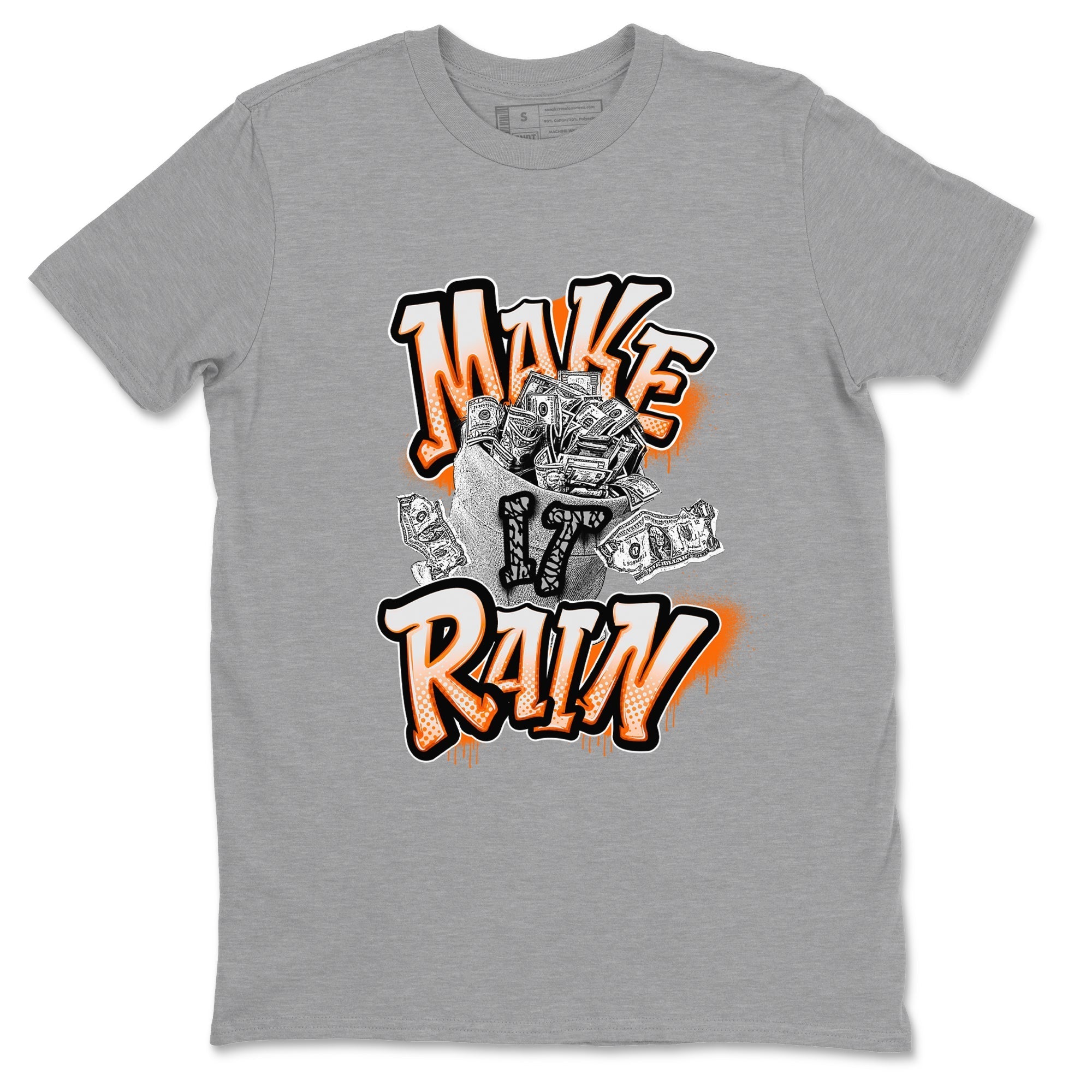 Make It Rain Money snkmatch Tees - Air Jordan 3 Georgia Peach