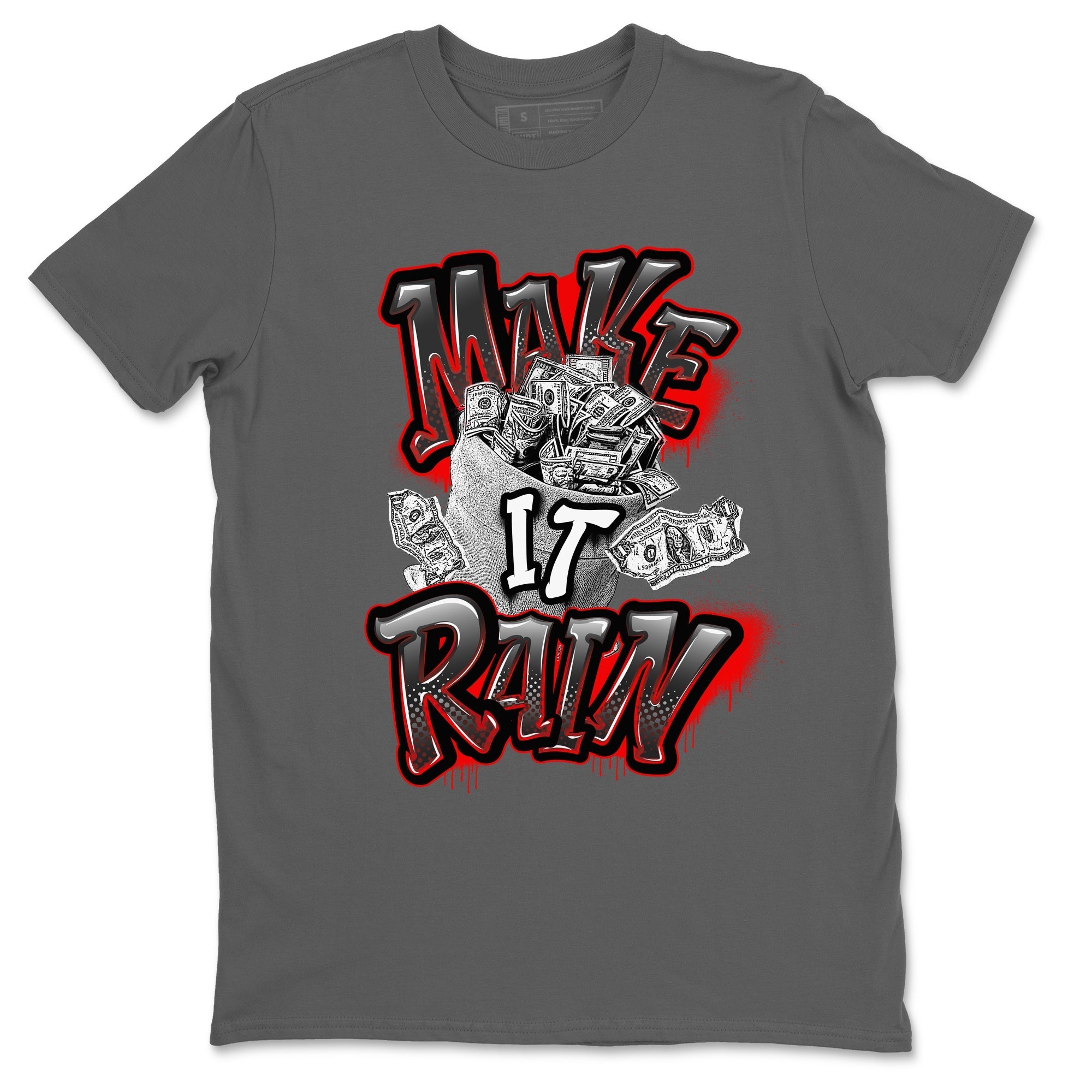 Make It Rain Money snkmatch Tees - Air Jordan 4 Bred Reimagined