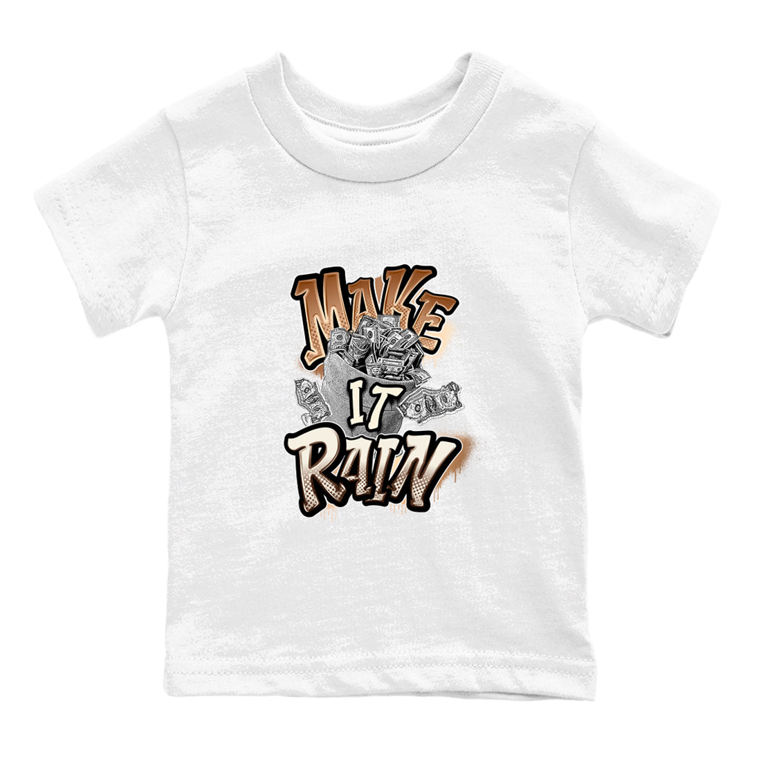 Make It Rain Money snkmatch Tees Kids - Air Jordan 5 Golden Ticket