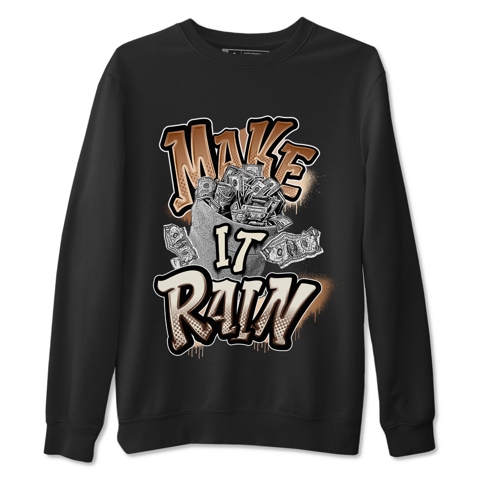 Make It Rain Money snkmatch Tees - Air Jordan 5 Golden Ticket