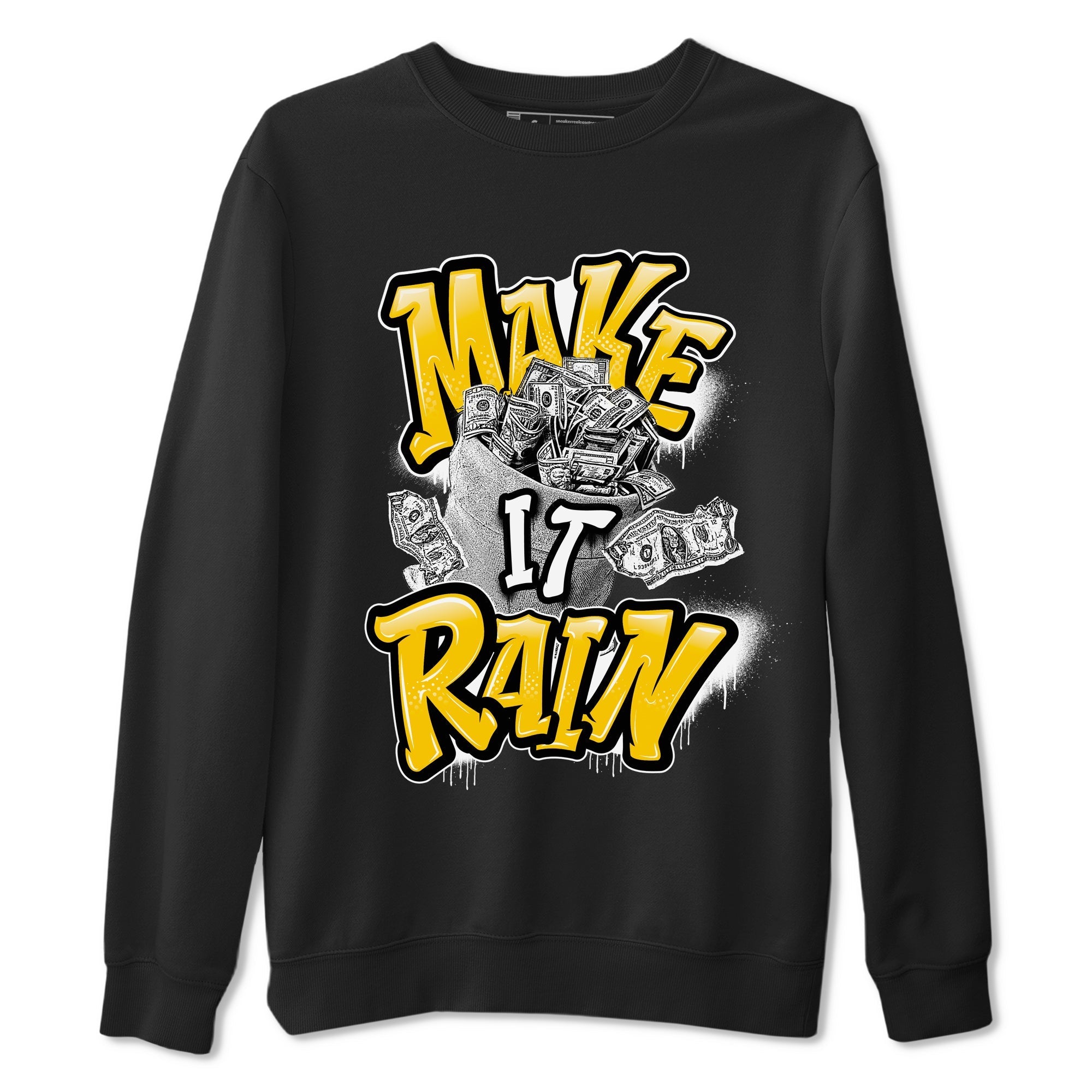 Make It Rain Money snkmatch Tees - Air Jordan 6 Yellow Ochre