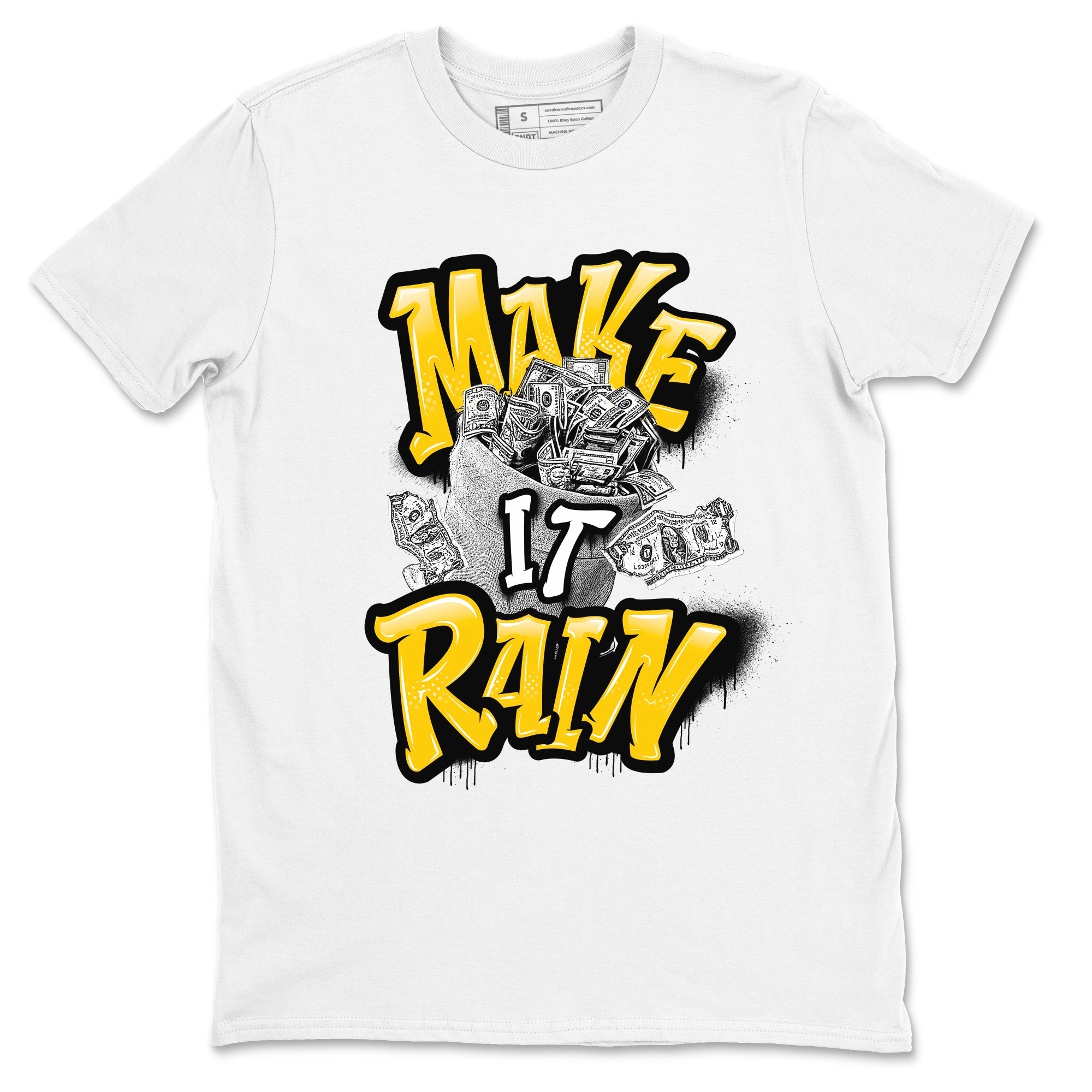Make It Rain Money snkmatch Tees - Air Jordan 6 Yellow Ochre