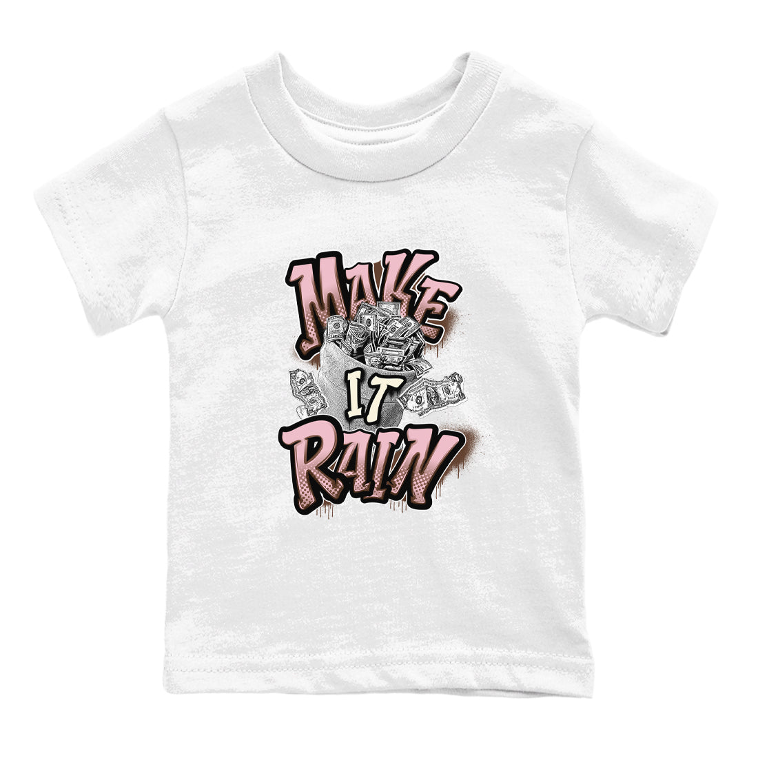 Make It Rain Money snkmatch Tees Kids - Dunk Cacao Wow And Pink Foam