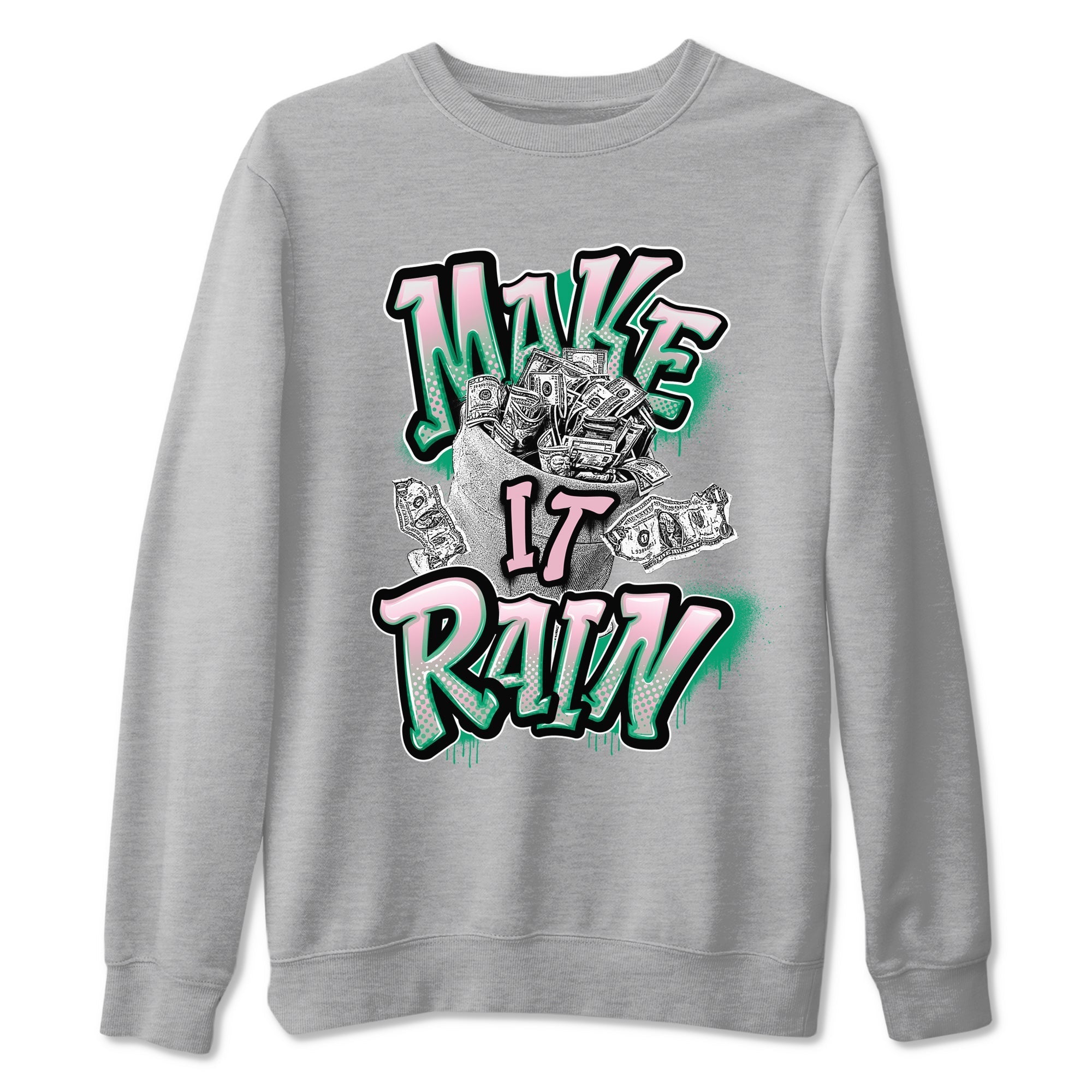 Make It Rain Money snkmatch Tees - Dunk Medium Soft Pink Malachite