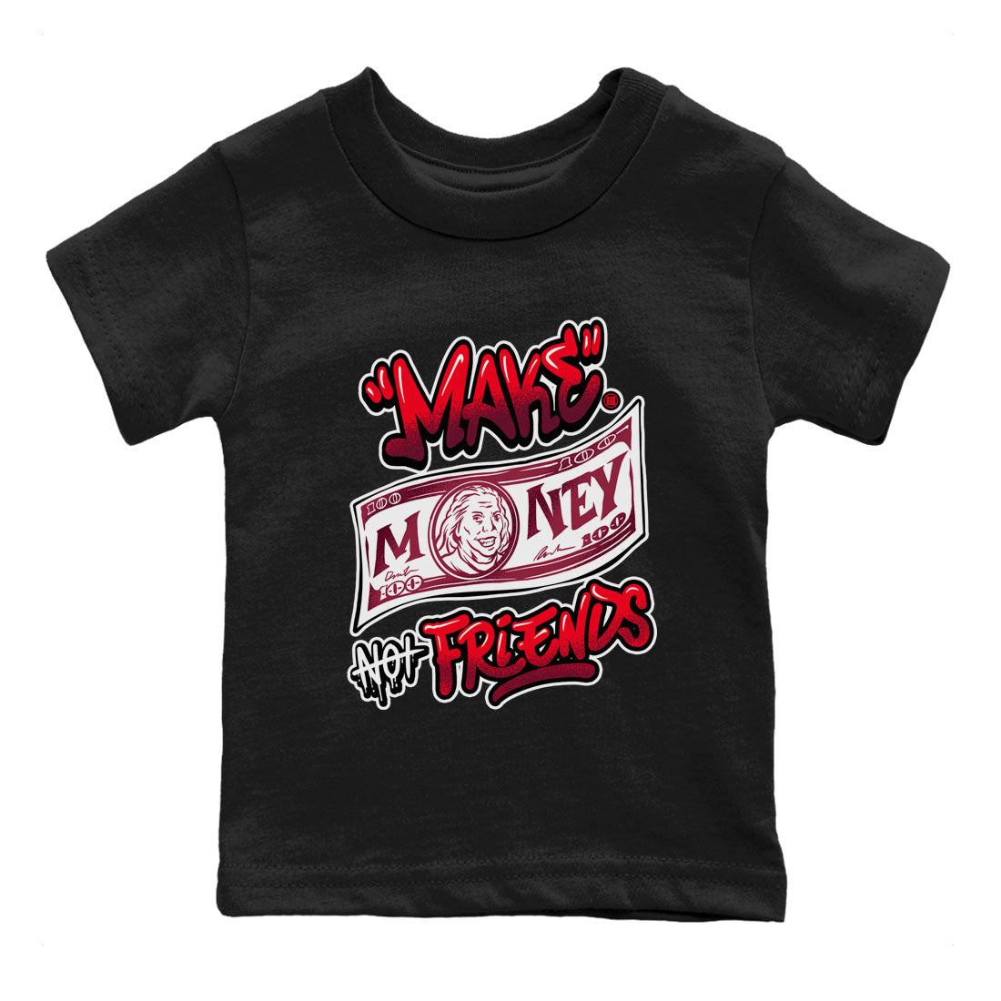 Make Money Not Friends snkmatch Tees Kids - Air Force 1 Layers Of Love