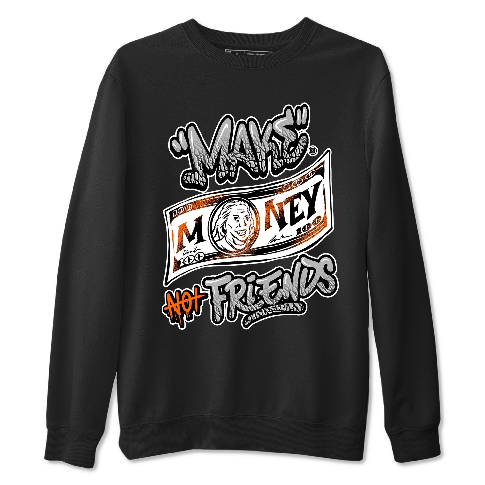 Make Money Not Friends snkmatch Tees - Air Jordan 3 Georgia Peach