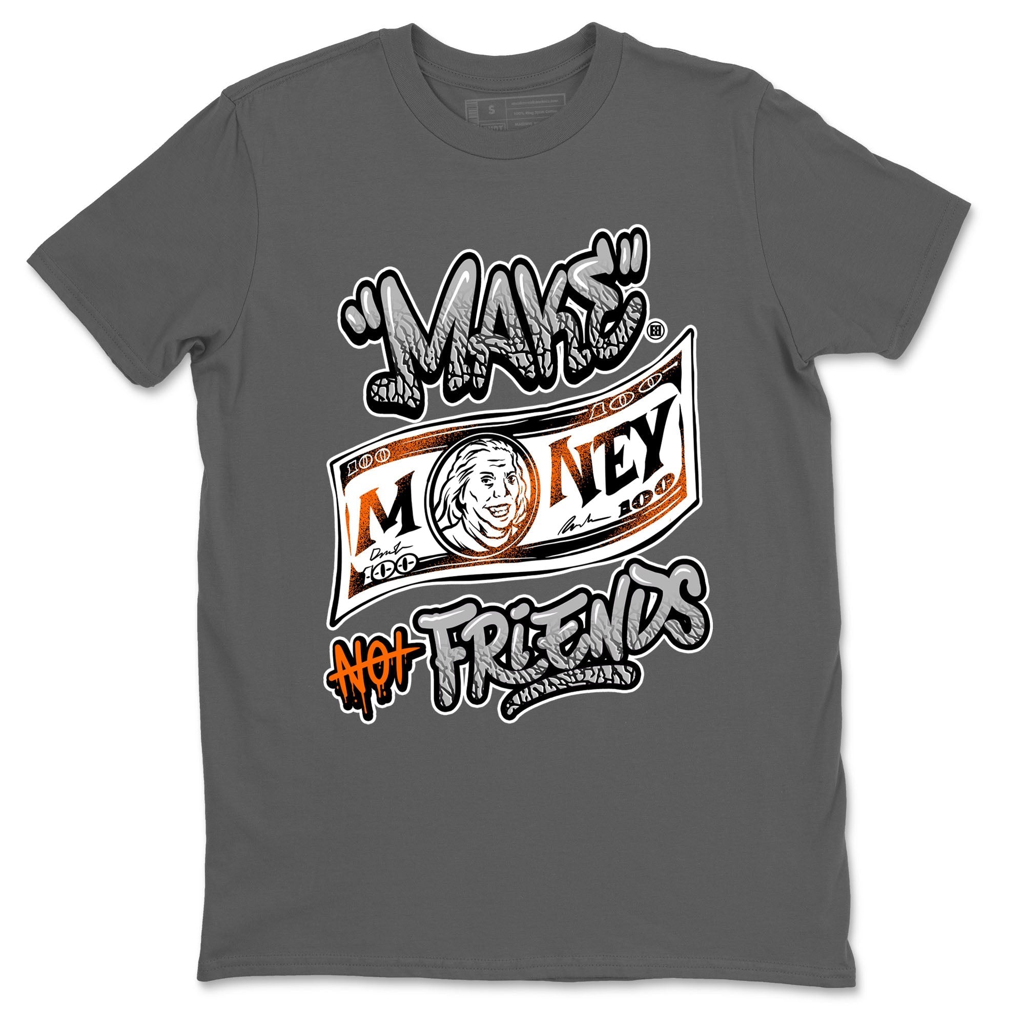 Make Money Not Friends snkmatch Tees - Air Jordan 3 Georgia Peach
