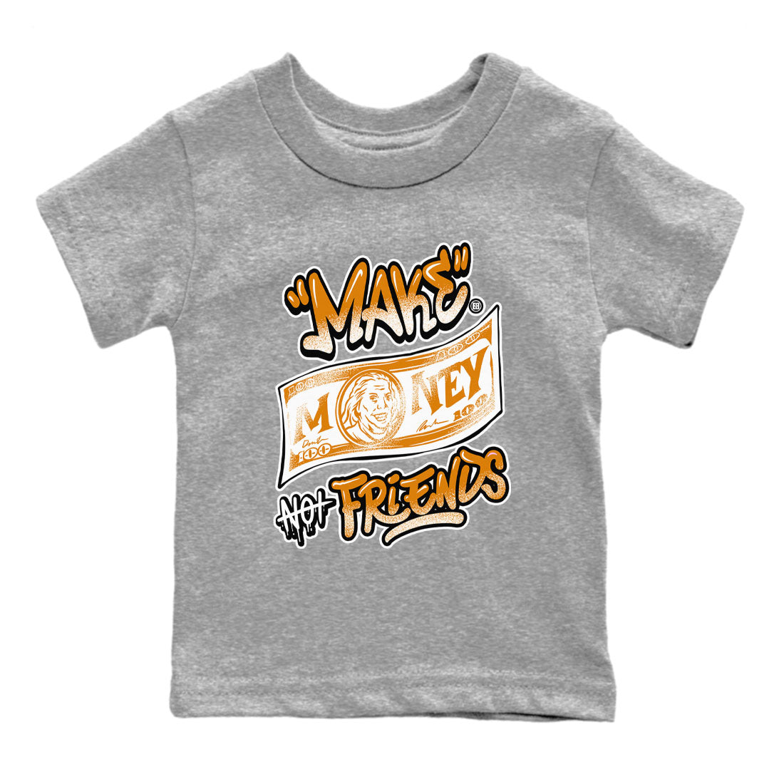 Make Money Not Friends snkmatch Tees Kids - Dunk Dark Curry
