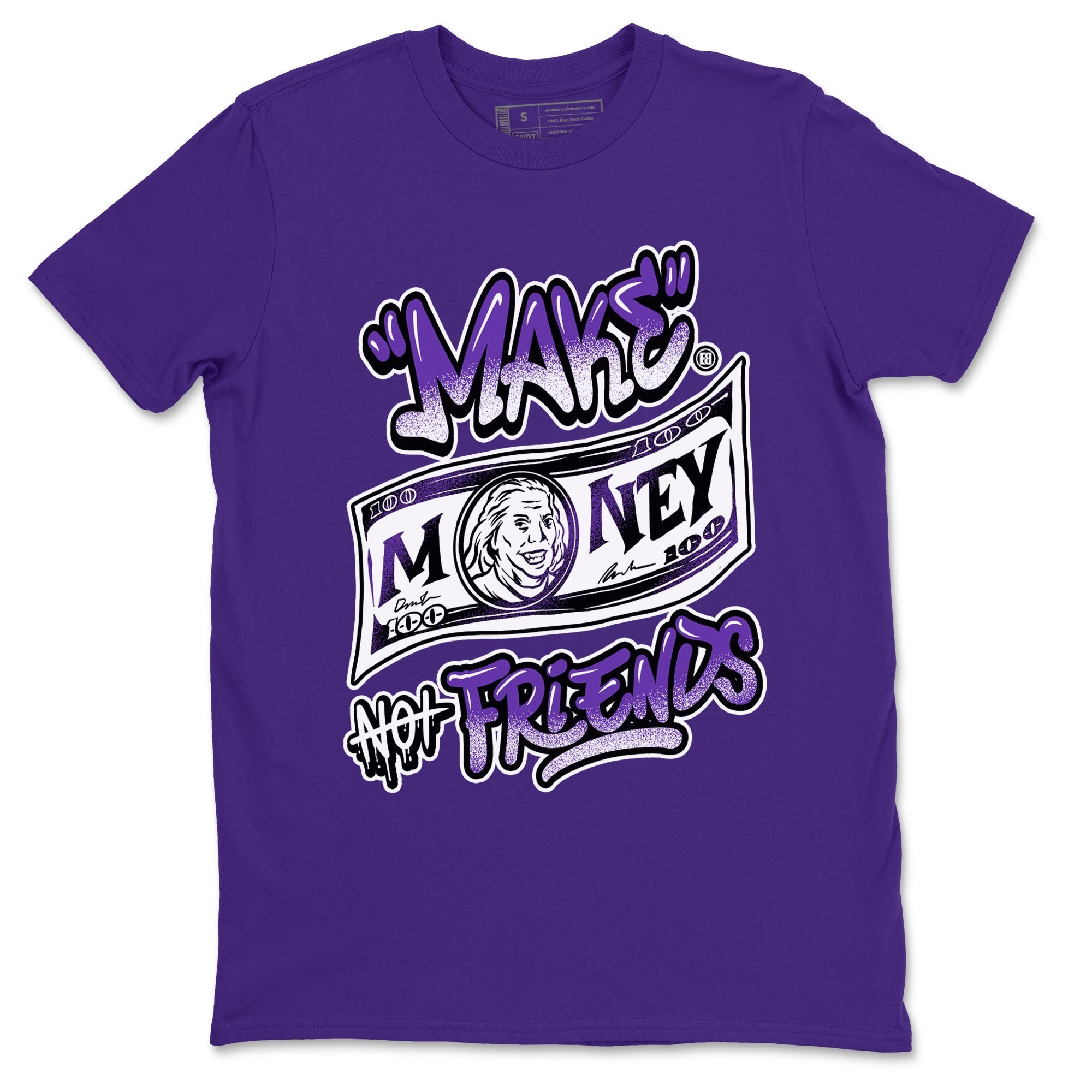 Make Money Not Friends snkmatch Tees - Dunk Low Court Purple
