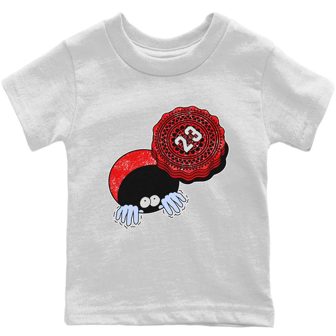 Manhole Cover Cookie Kids Tops - Air Jordan 6 Red Velvet Cookies