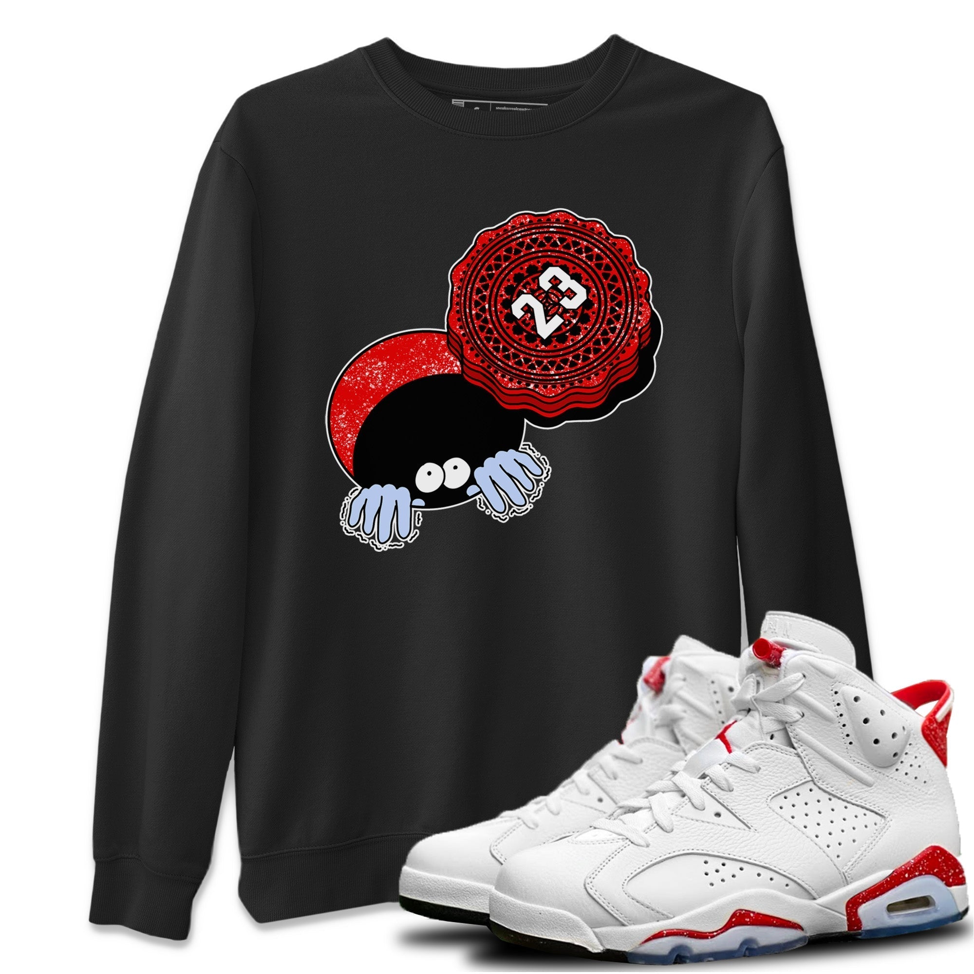 Manhole Cover Cookie Unisex Tops - Air Jordan 6 Red Velvet Cookies