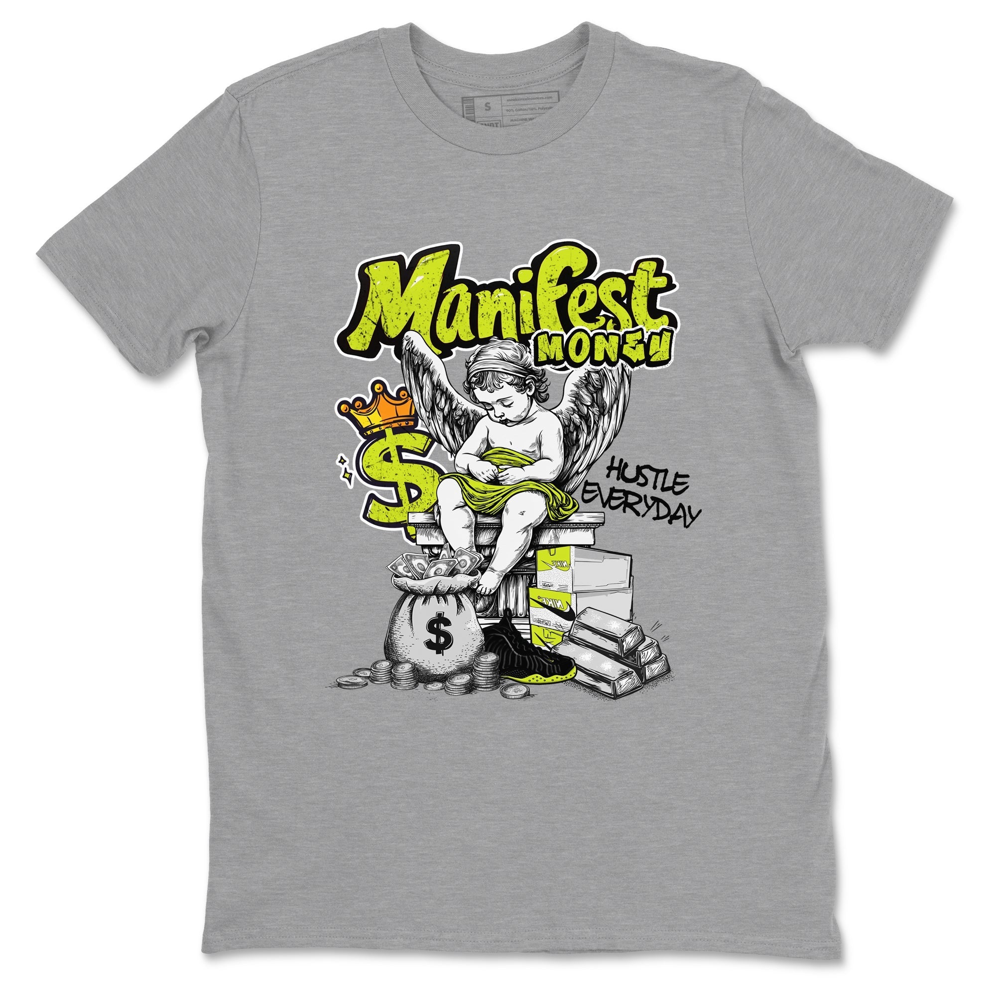 Manifest Money snkmatch Tees - Air Foamposite One Black Volt