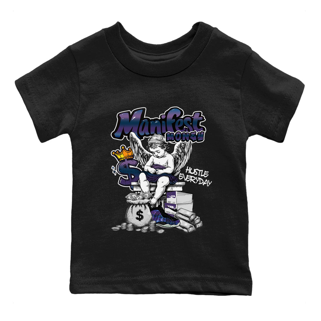 Manifest Money snkmatch Tees Kids - Air Foamposite One Galaxy