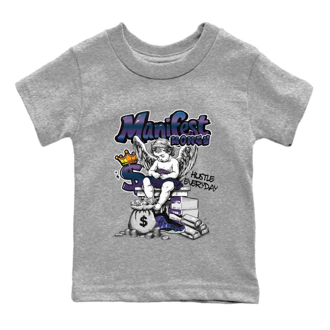 Manifest Money snkmatch Tees Kids - Air Foamposite One Galaxy
