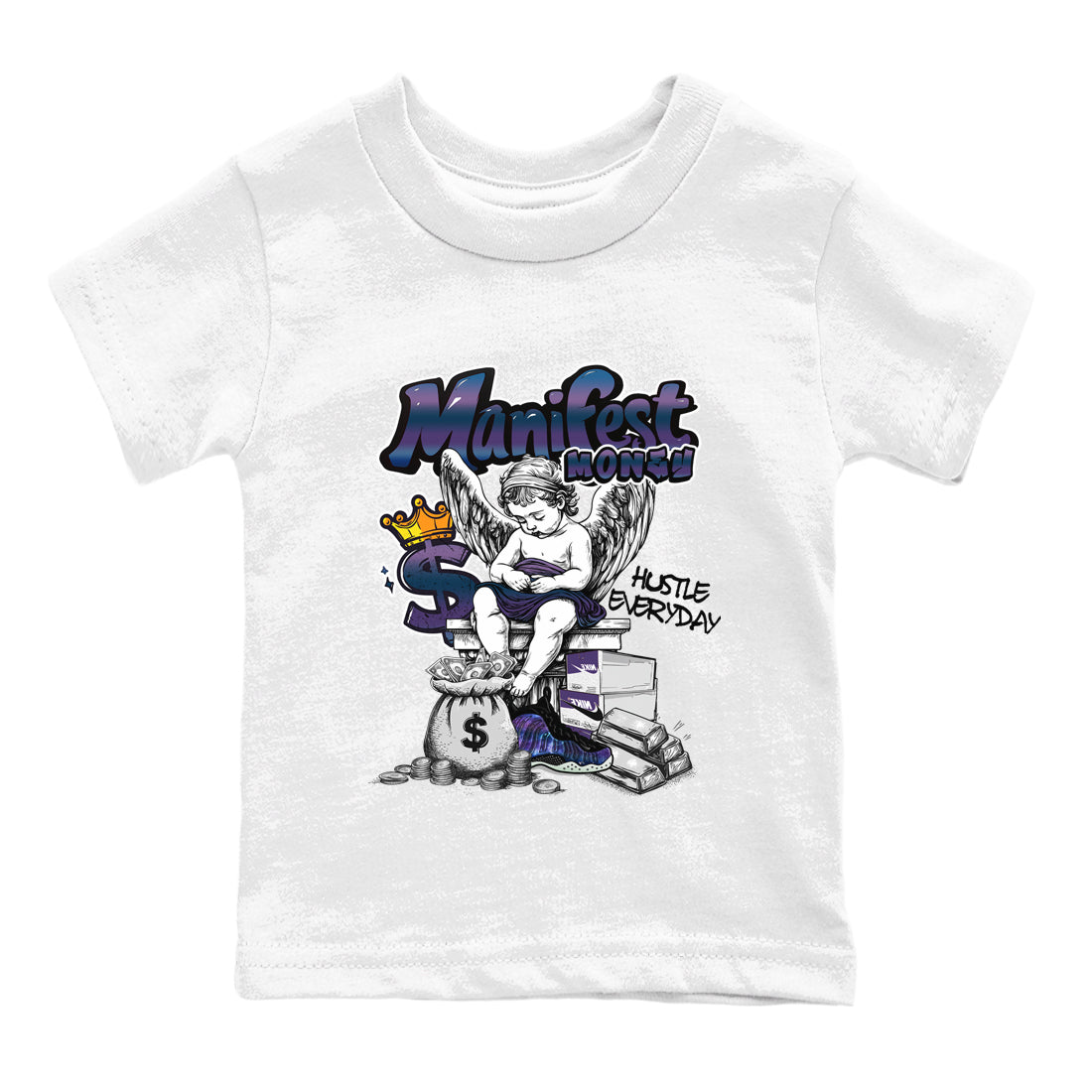 Manifest Money snkmatch Tees Kids - Air Foamposite One Galaxy
