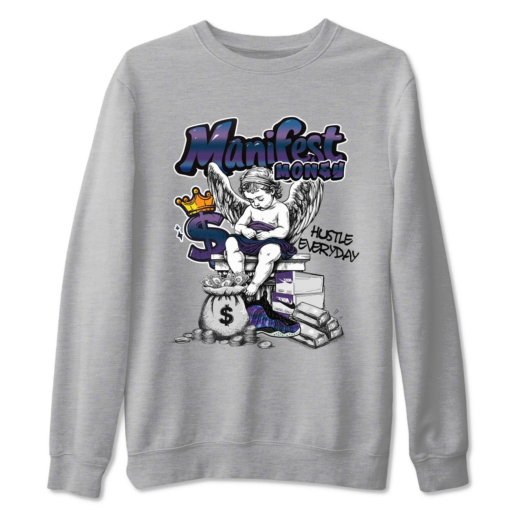 Manifest Money snkmatch Tees - Air Foamposite One Galaxy