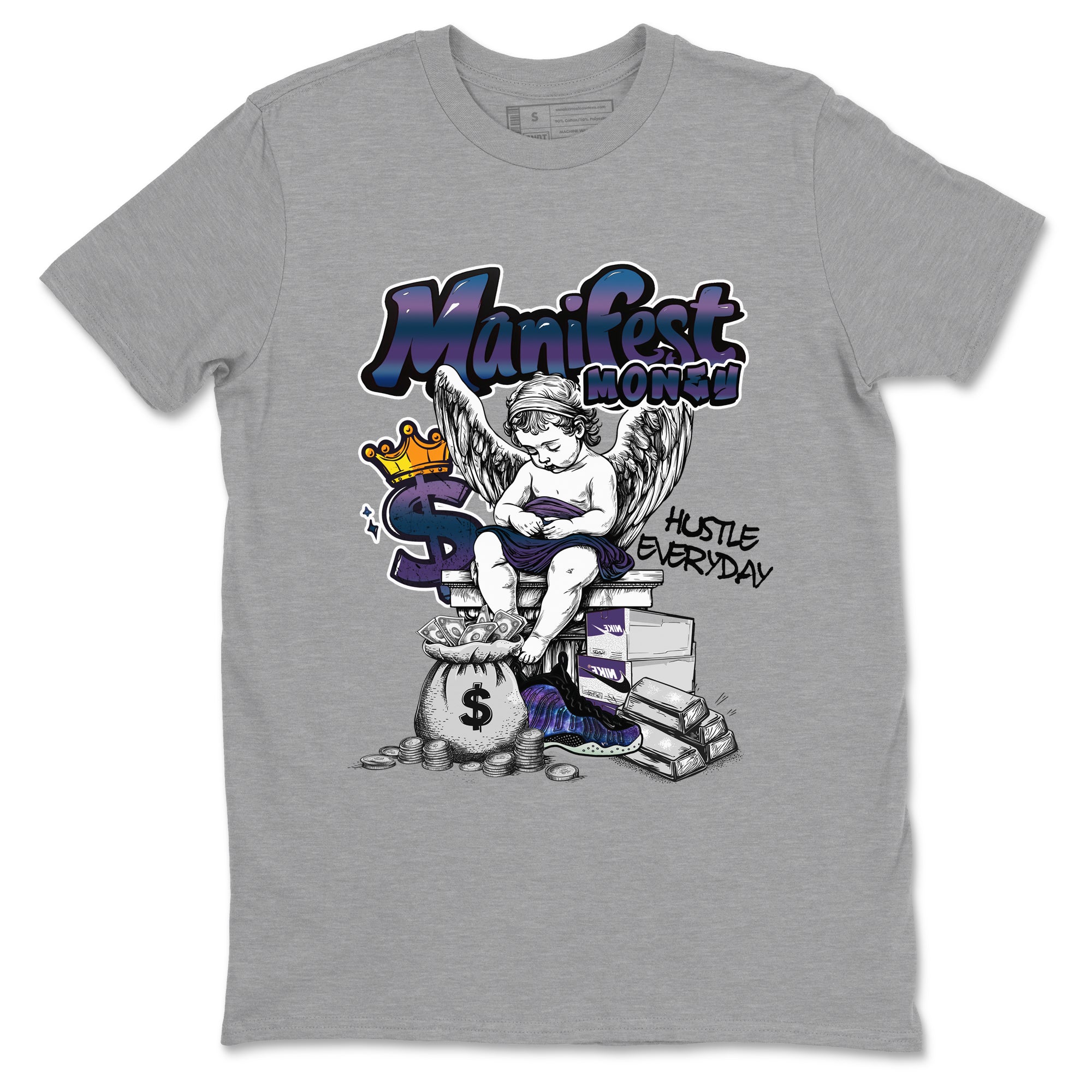 Manifest Money snkmatch Tees - Air Foamposite One Galaxy