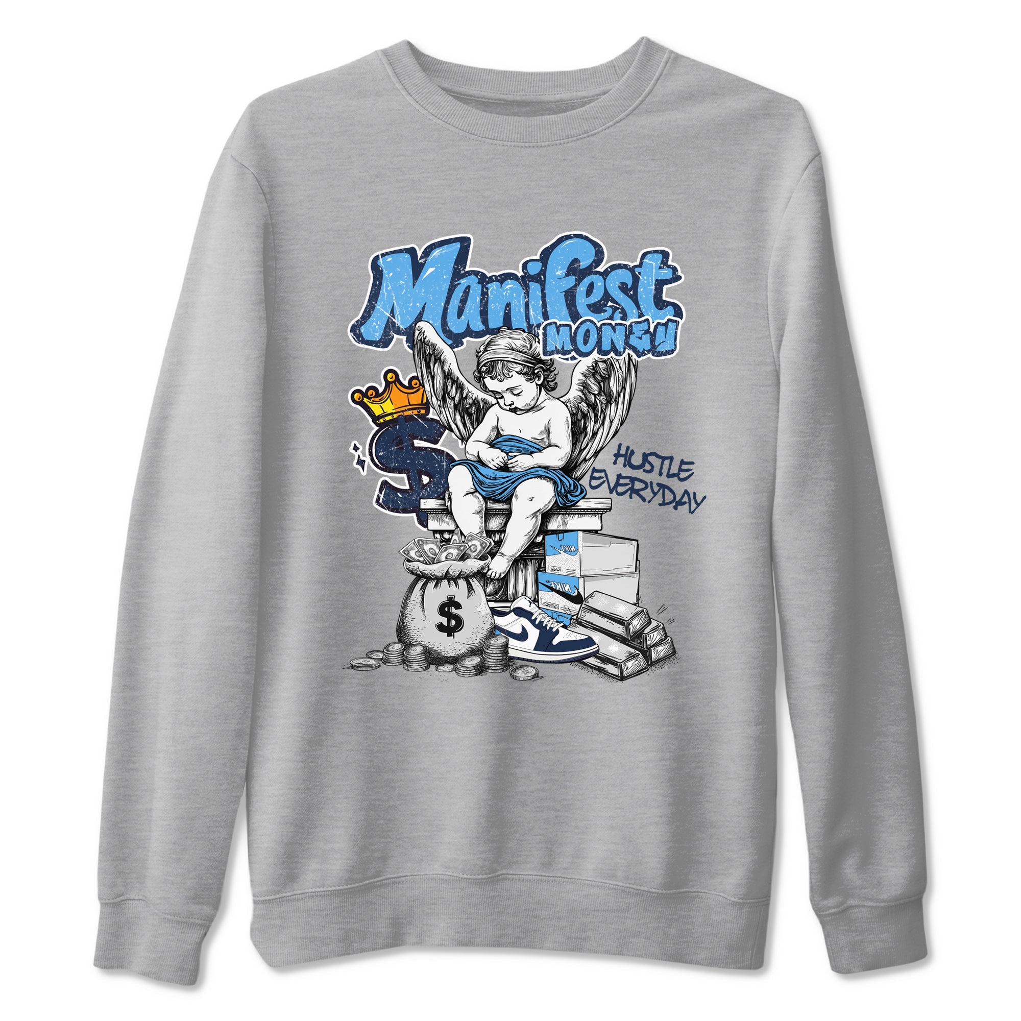 Manifest Money snkmatch Tees - Air Jordan 1 Obsidian
