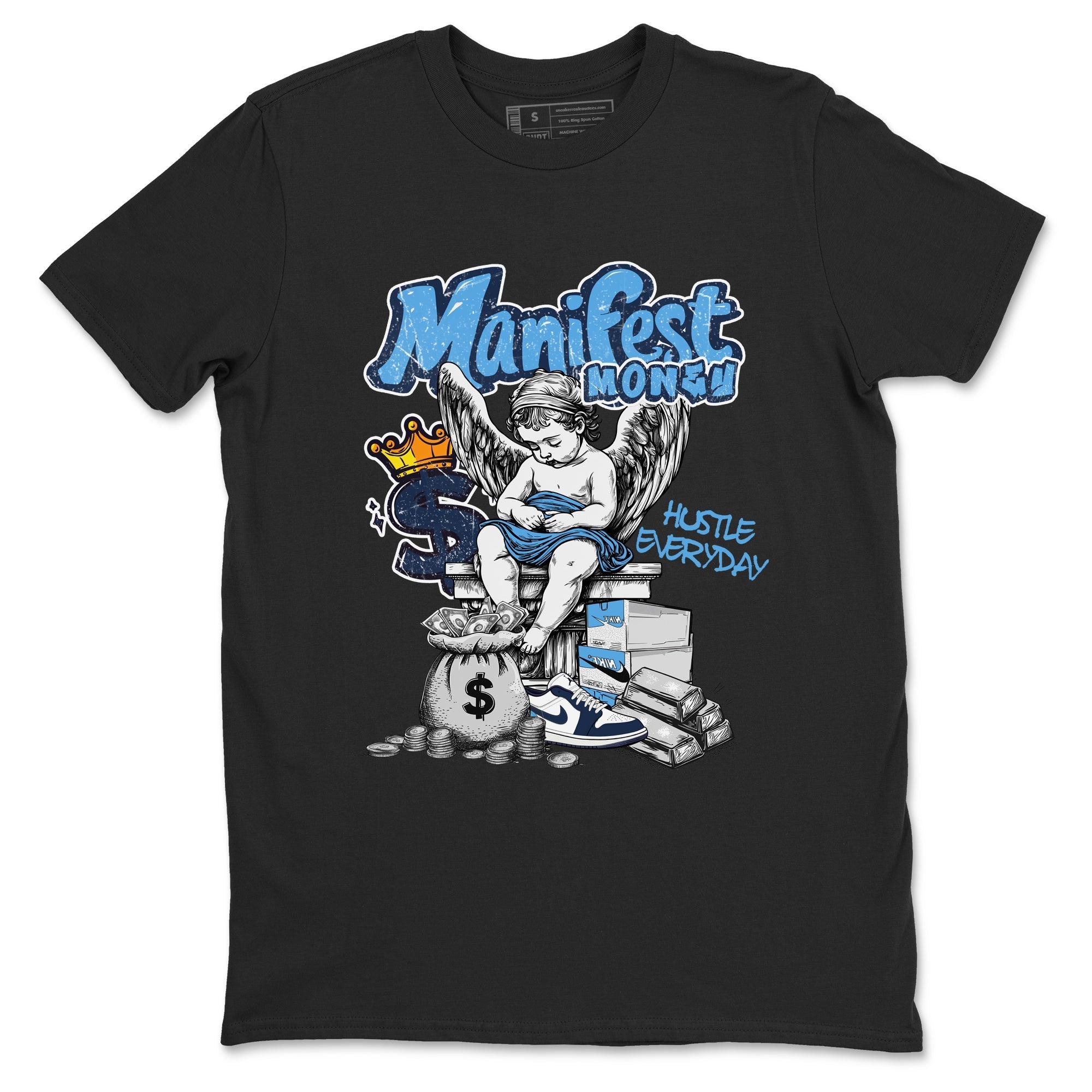 Manifest Money snkmatch Tees - Air Jordan 1 Obsidian
