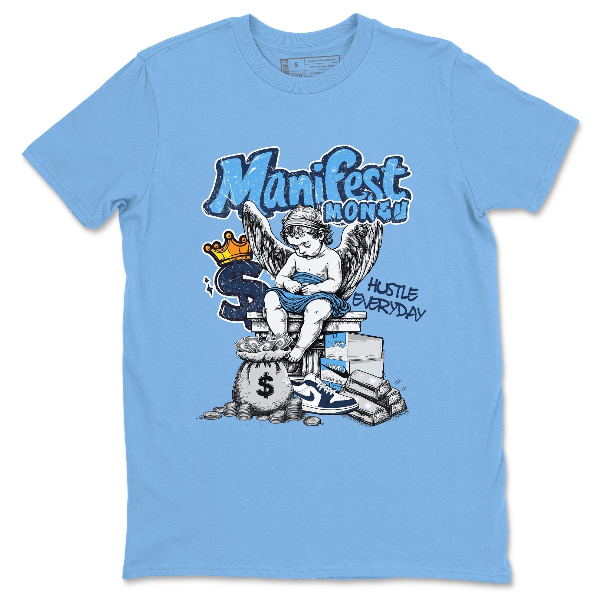 Manifest Money snkmatch Tees - Air Jordan 1 Obsidian