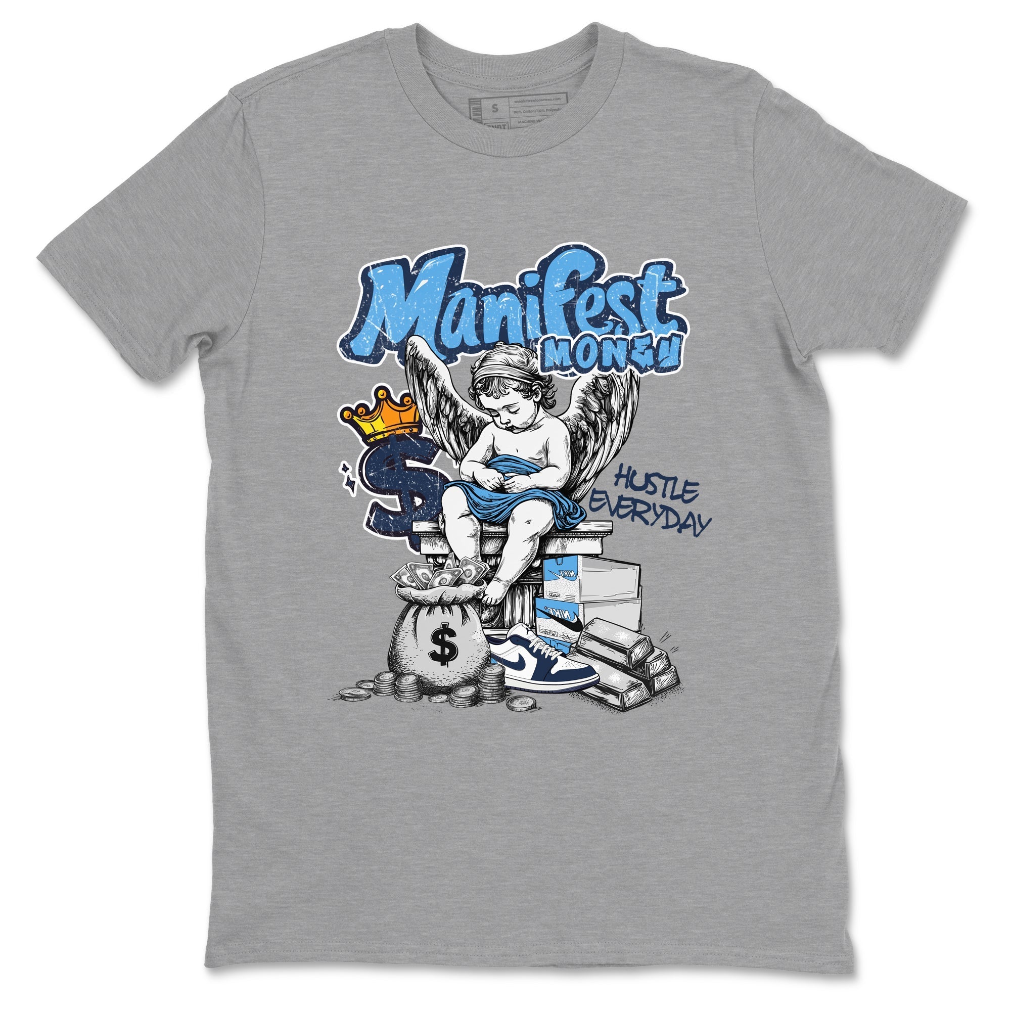 Manifest Money snkmatch Tees - Air Jordan 1 Obsidian