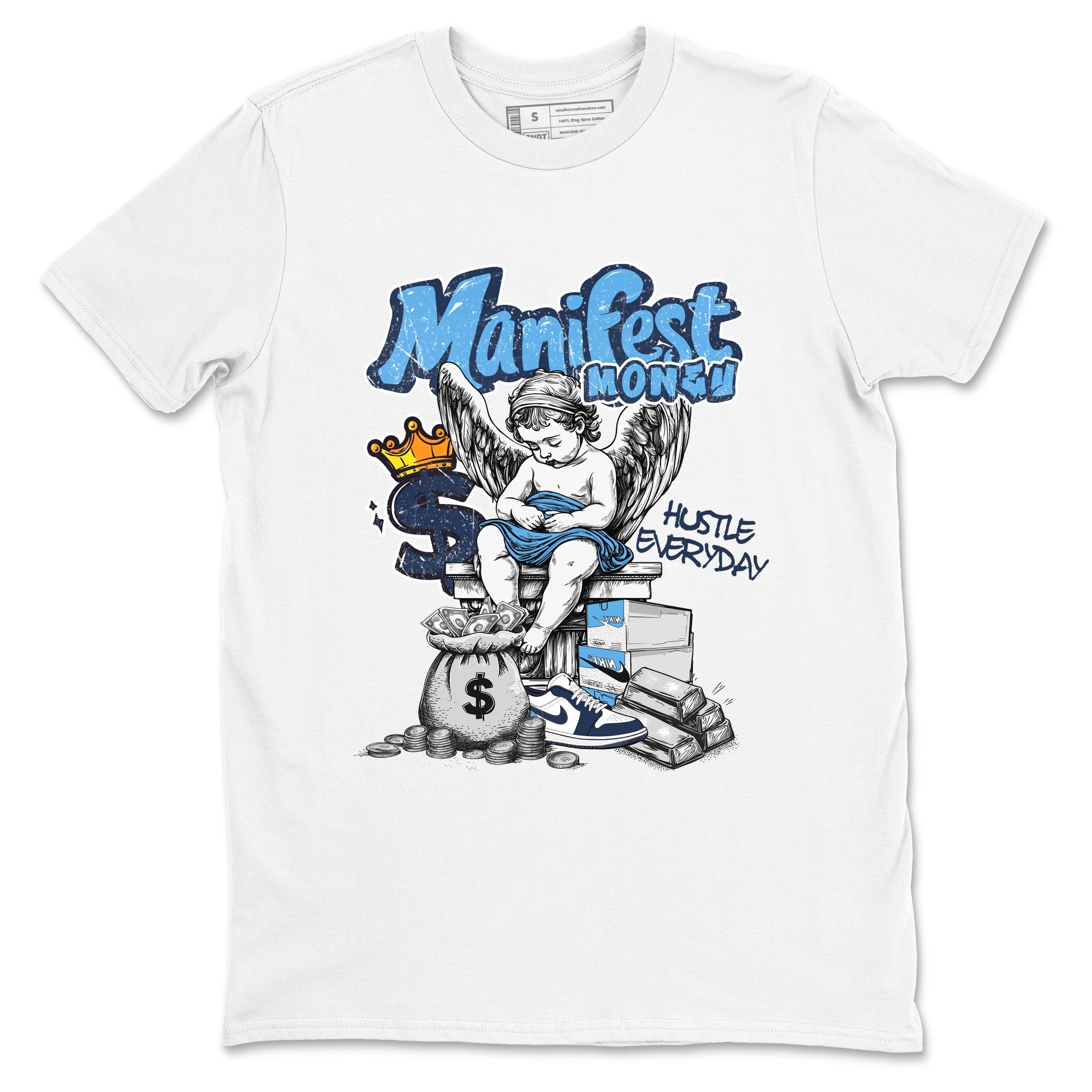 Manifest Money snkmatch Tees - Air Jordan 1 Obsidian