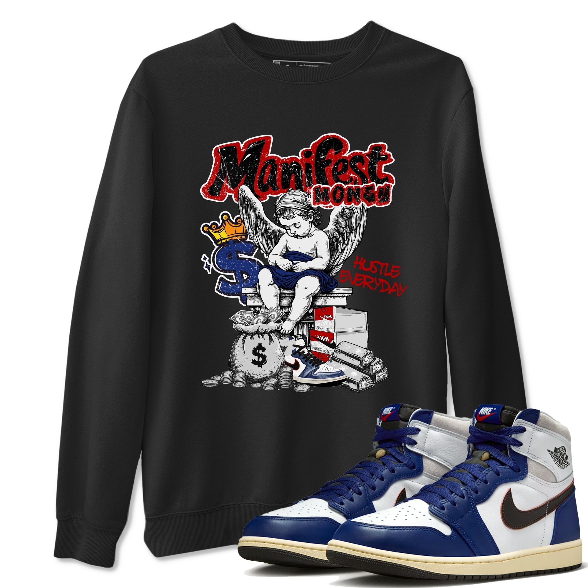 Manifest Money snkmatch Tees - Air Jordan 1 Rare Air