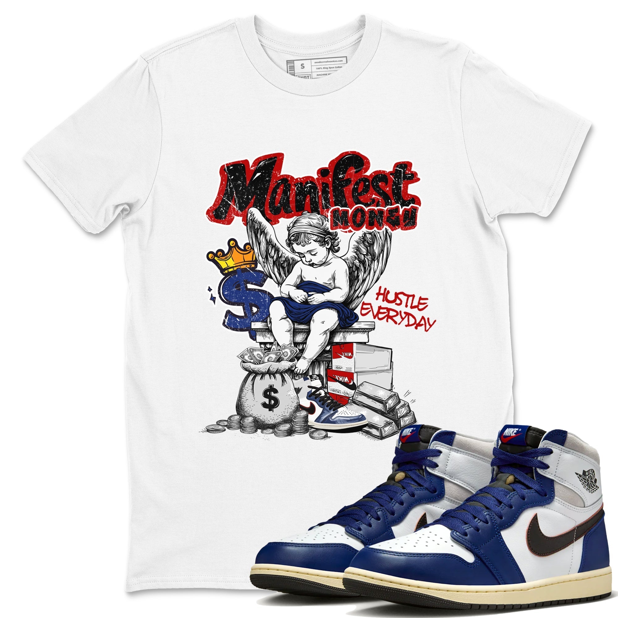 Manifest Money snkmatch Tees - Air Jordan 1 Rare Air