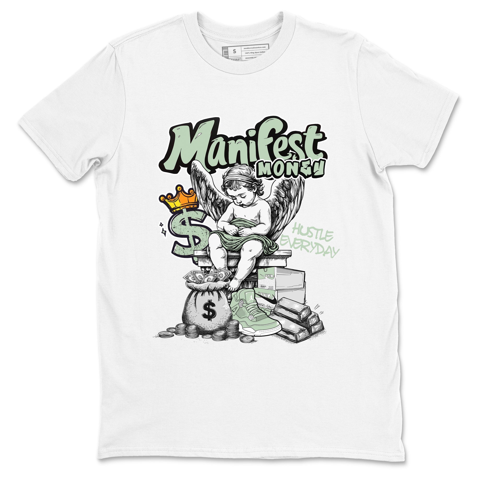 Manifest Money snkmatch Tees - Air Jordan 4 Abundance