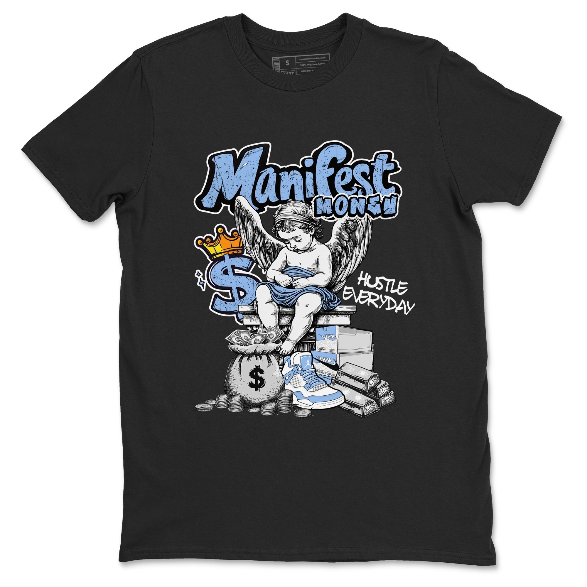 Manifest Money snkmatch Tees - Air Jordan 4 Aluminum