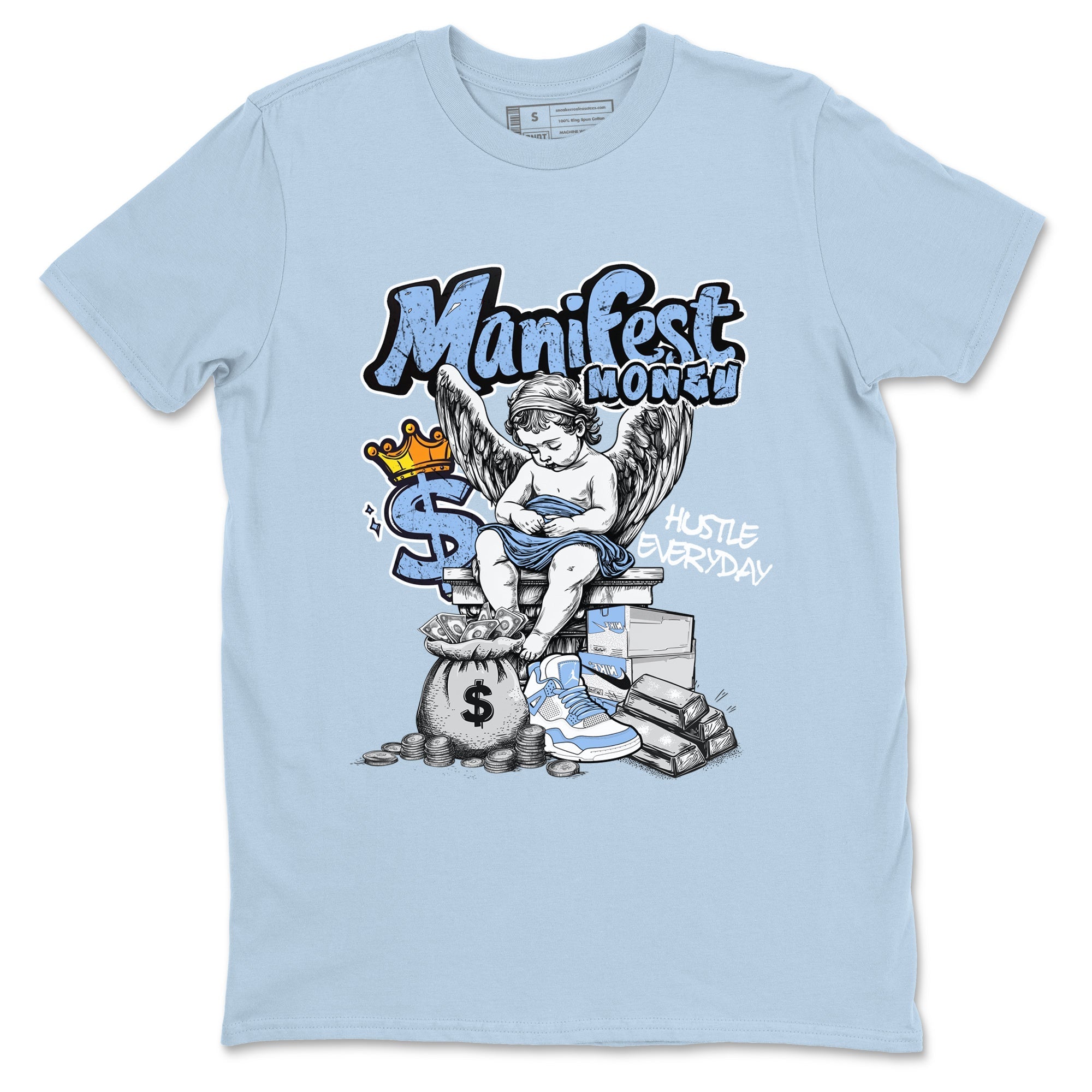 Manifest Money snkmatch Tees - Air Jordan 4 Aluminum