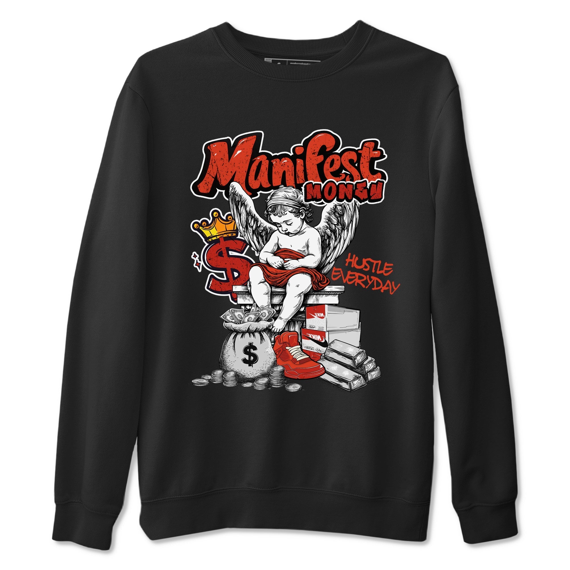 Manifest Money SNRT Sneaker Tees - Air Jordan 4 Brick By Brick
