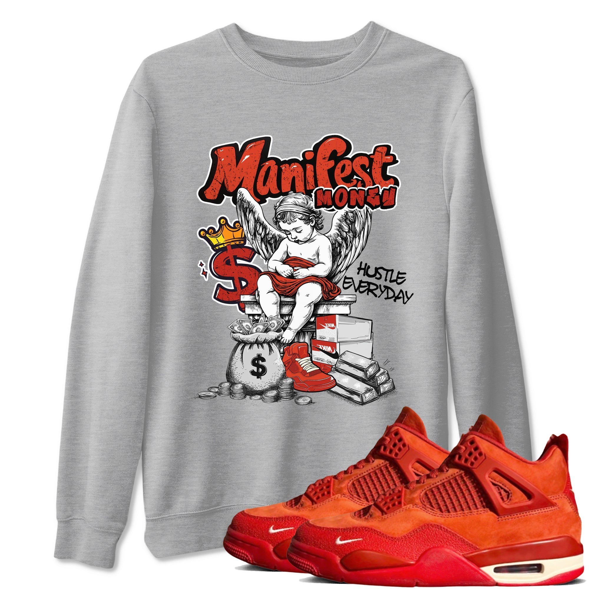 Manifest Money SNRT Sneaker Tees - Air Jordan 4 Brick By Brick