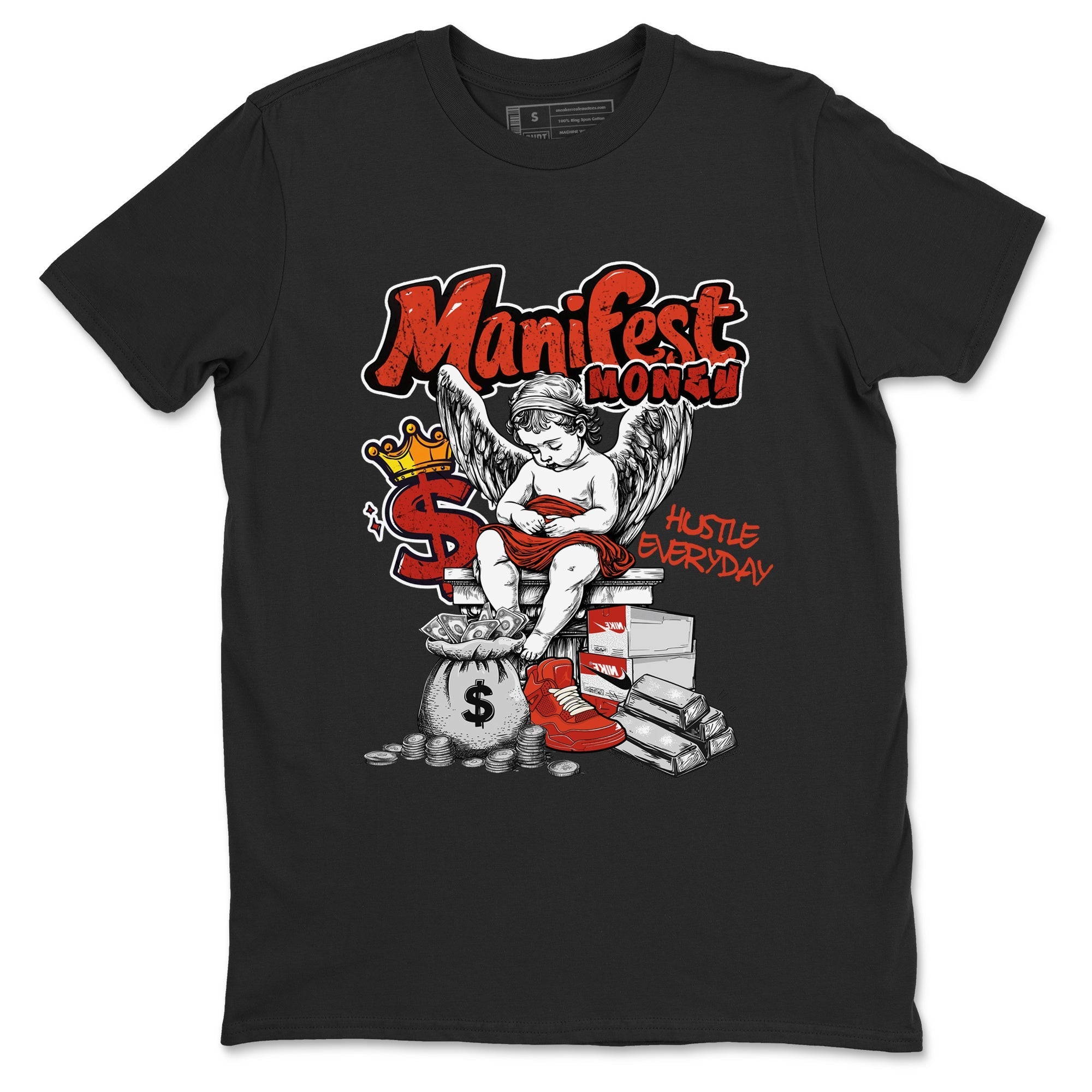 Manifest Money SNRT Sneaker Tees - Air Jordan 4 Brick By Brick