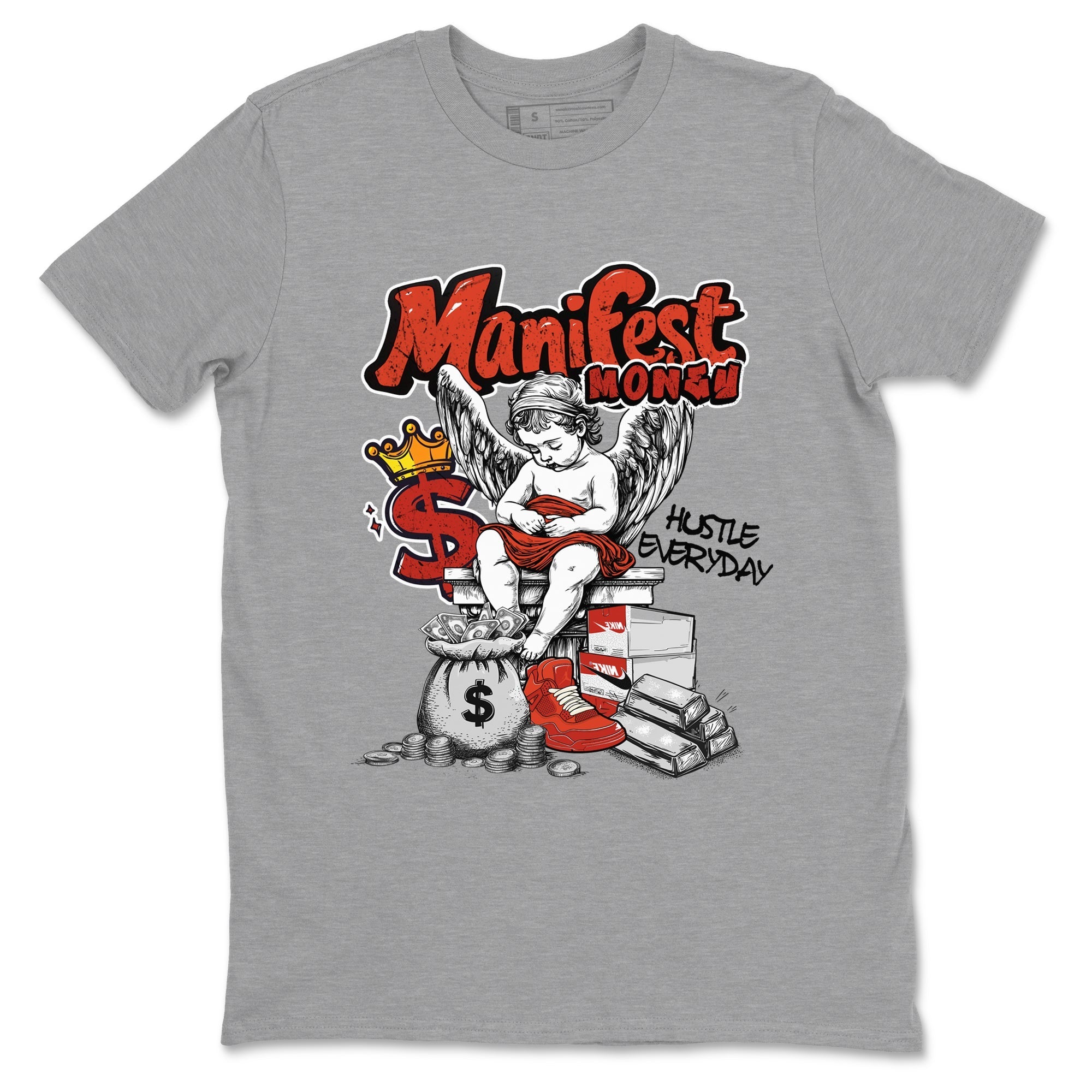 Manifest Money SNRT Sneaker Tees - Air Jordan 4 Brick By Brick