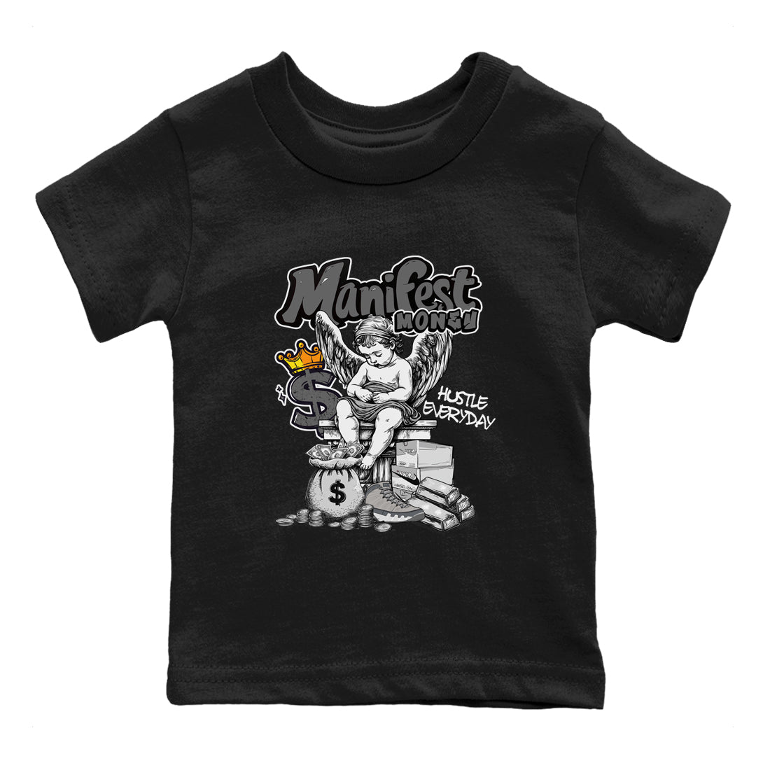 Manifest Money snkmatch Tees Kids - Air Jordan 9 Cool Grey