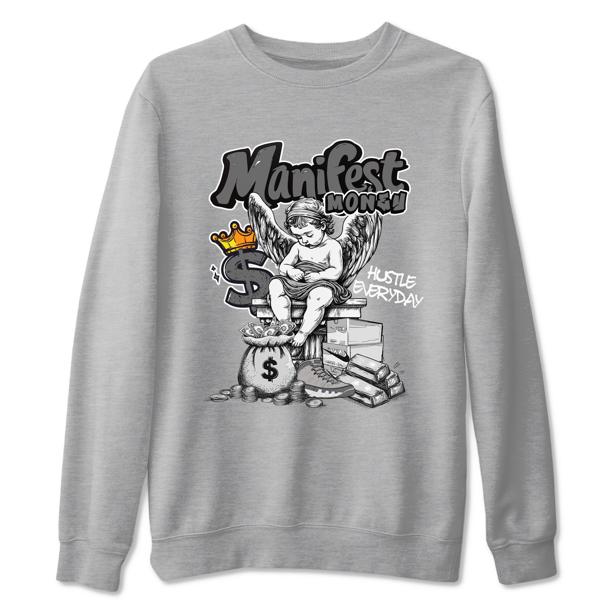 Manifest Money snkmatch Tees - Air Jordan 9 Cool Grey