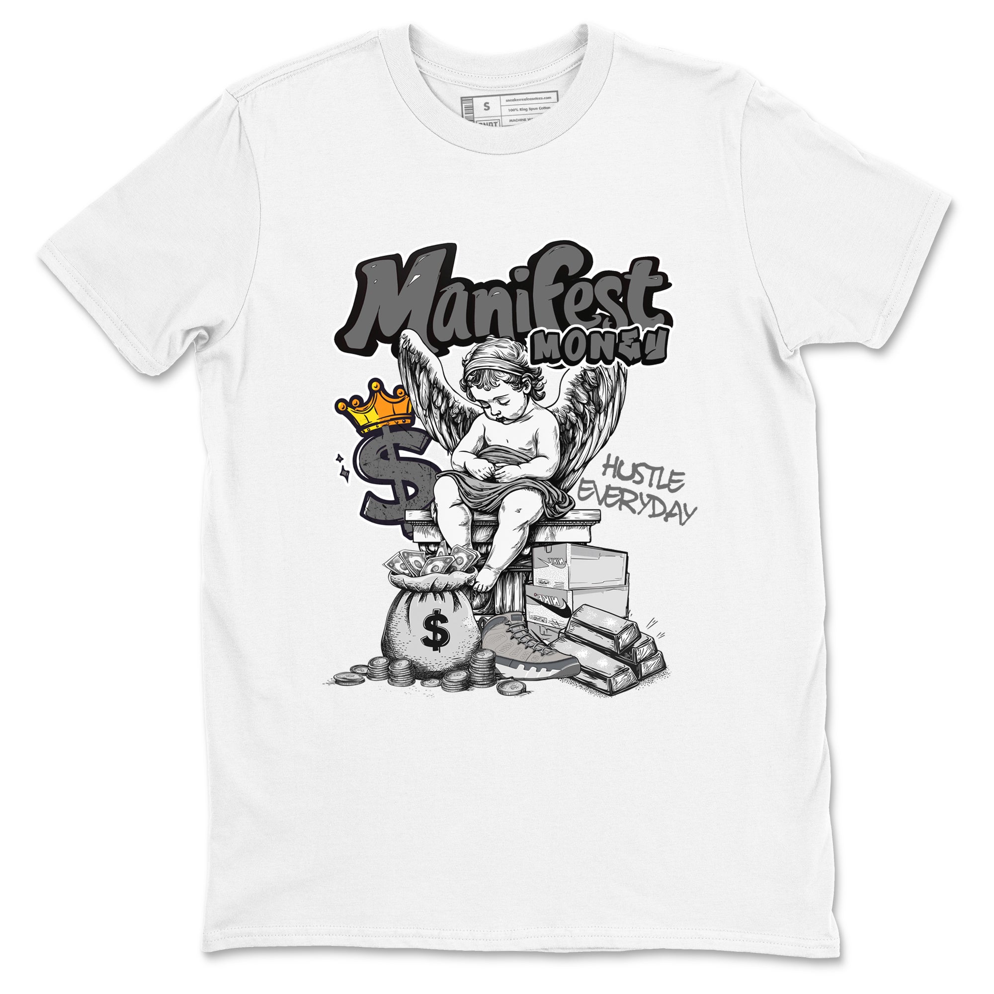 Manifest Money snkmatch Tees - Air Jordan 9 Cool Grey