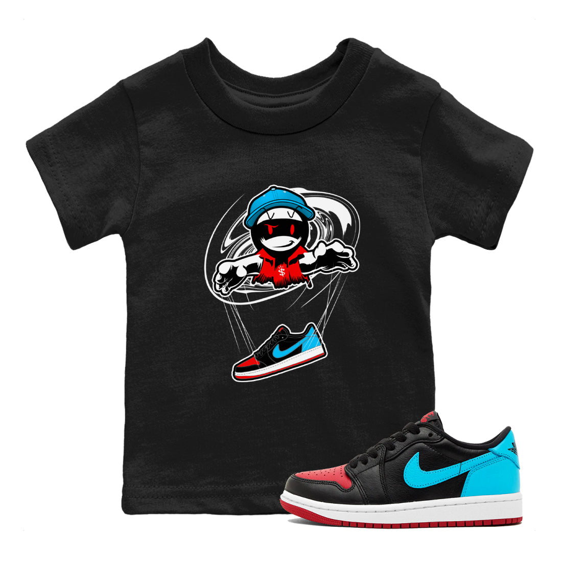 Marionette snkmatch Tee Kids - Air Jordan 1 UNC to Chicago