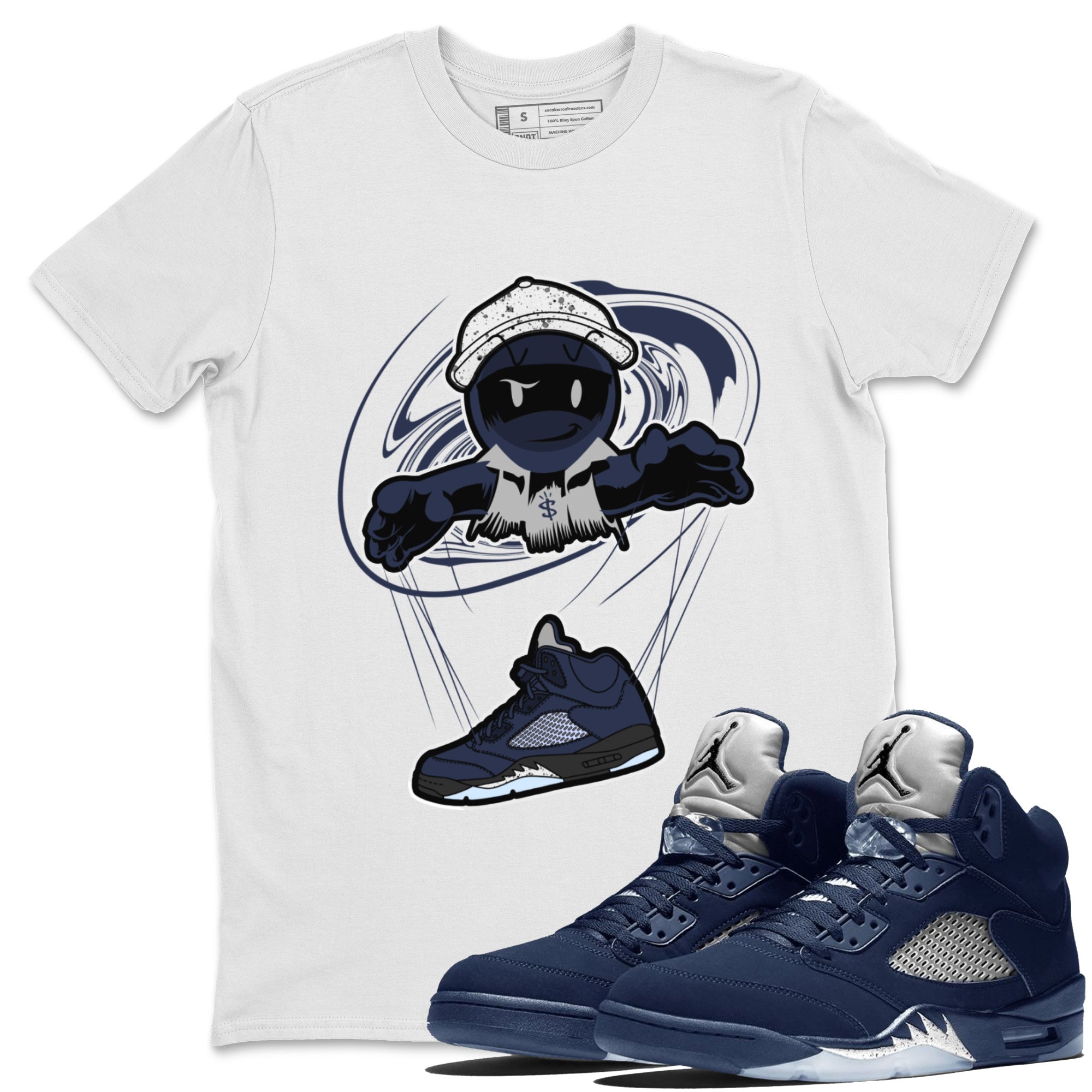 Marionette snkmatch Tee - Air Jordan 5 Georgetown