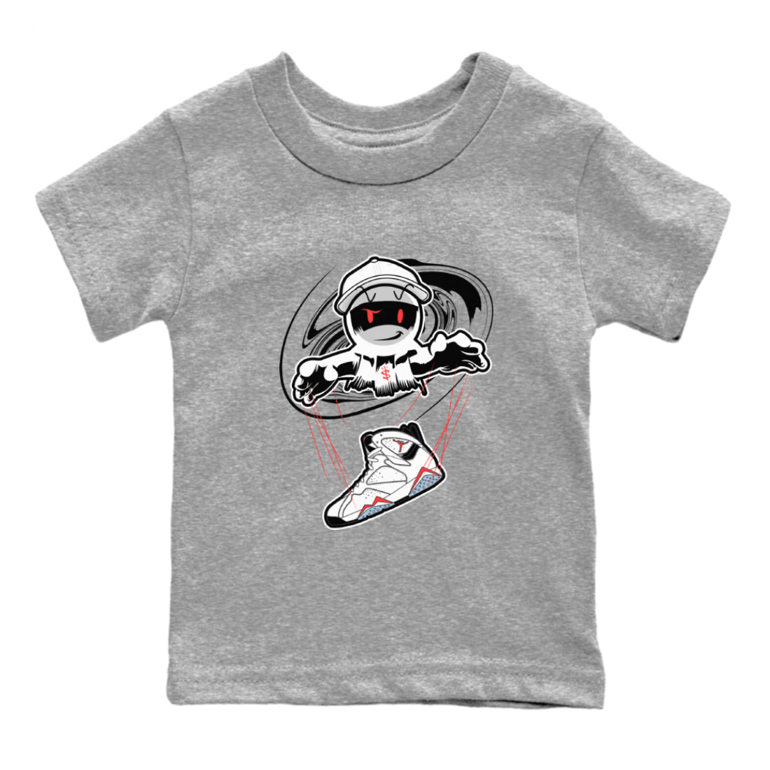 Marionette snkmatch Tee Kids - Air Jordan 7 White Infrared