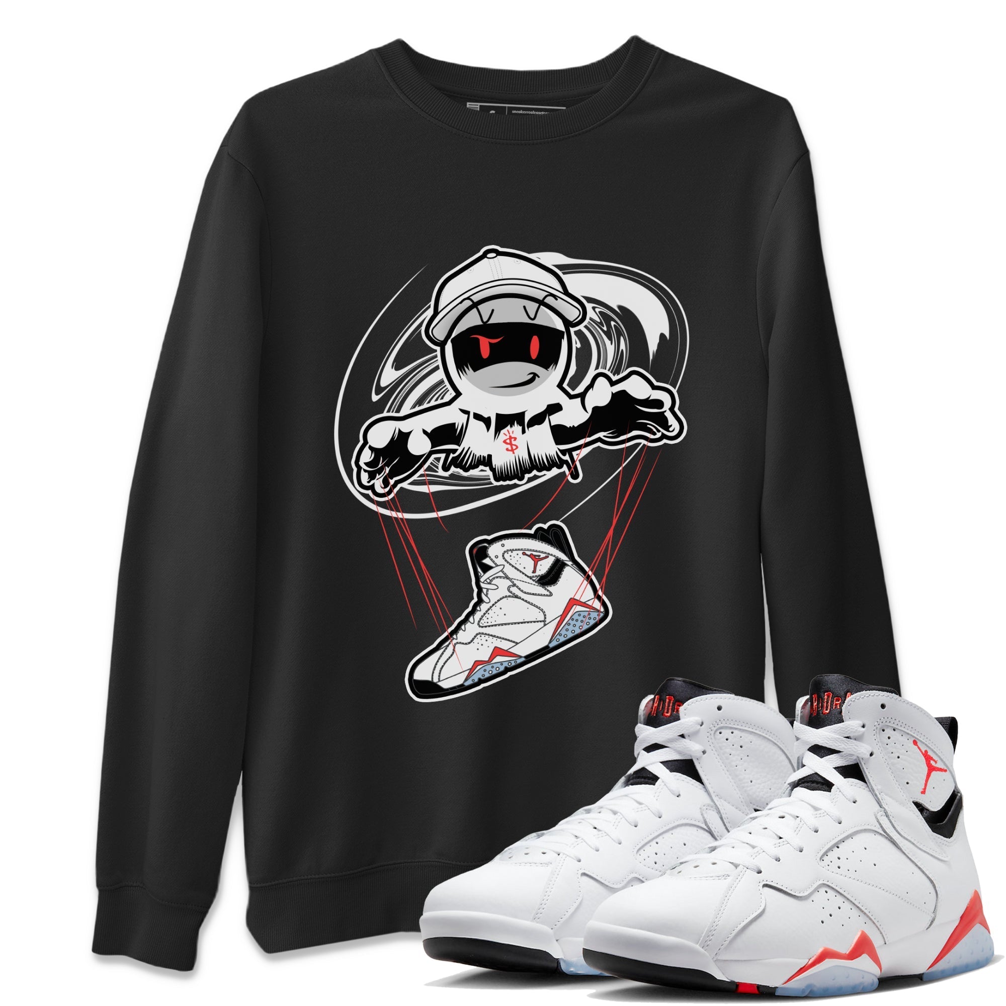 Marionette snkmatch Tee - Air Jordan 7 White Infrared