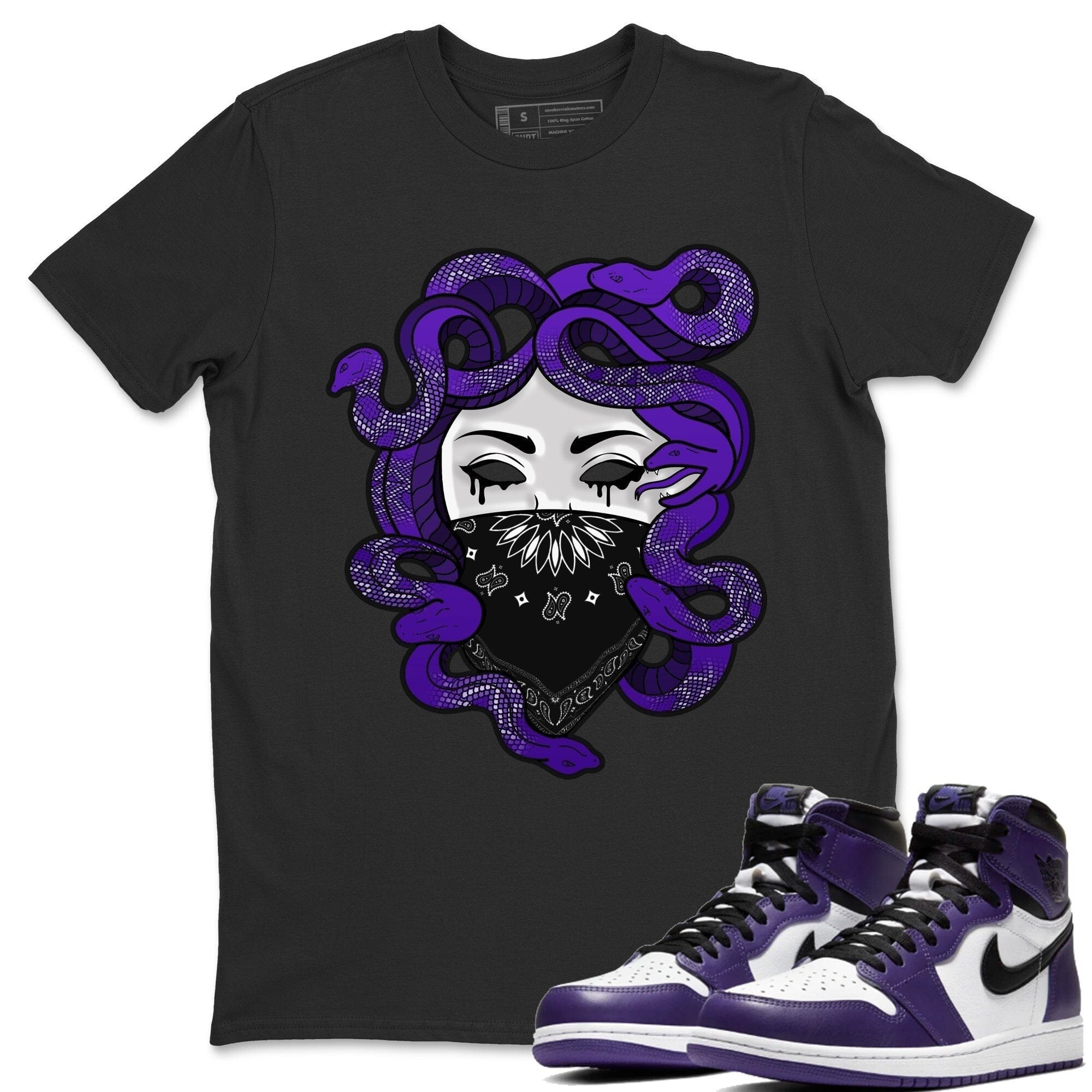 Medusa Unisex Tops - Air Jordan 1 Court Purple