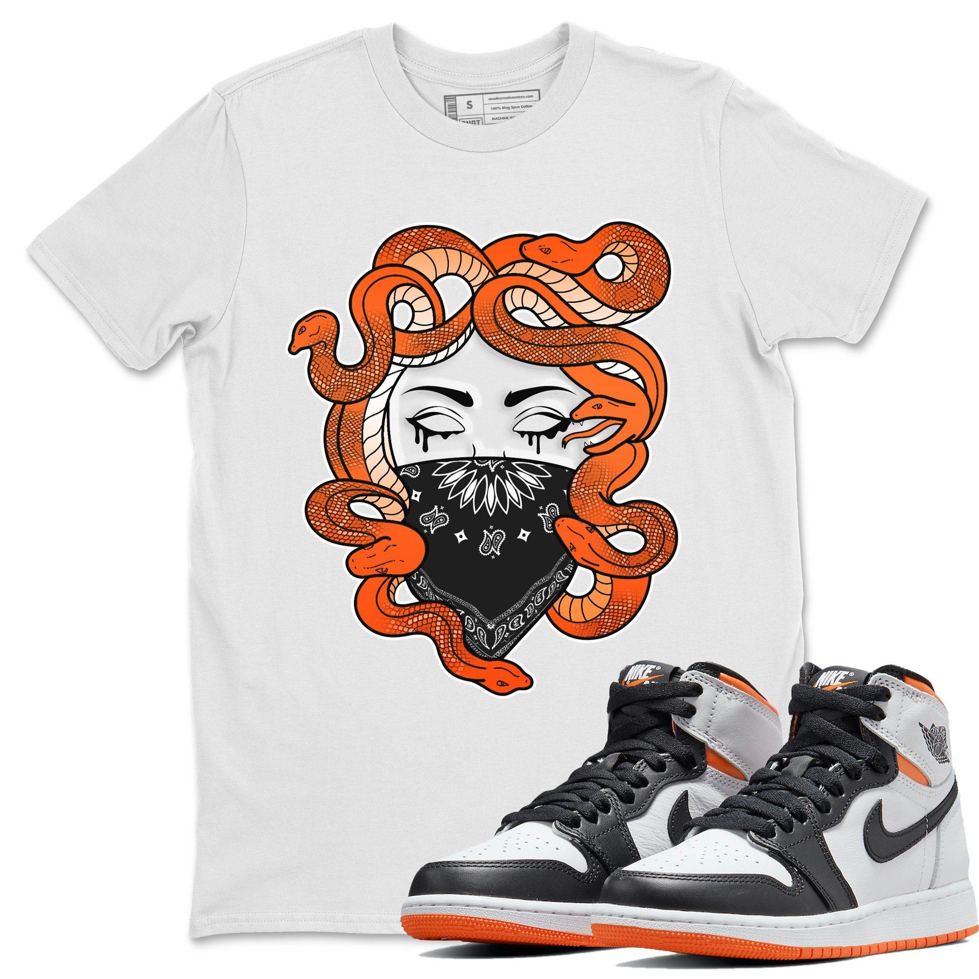 Medusa Unisex Tops - Air Jordan 1 Electro Orange
