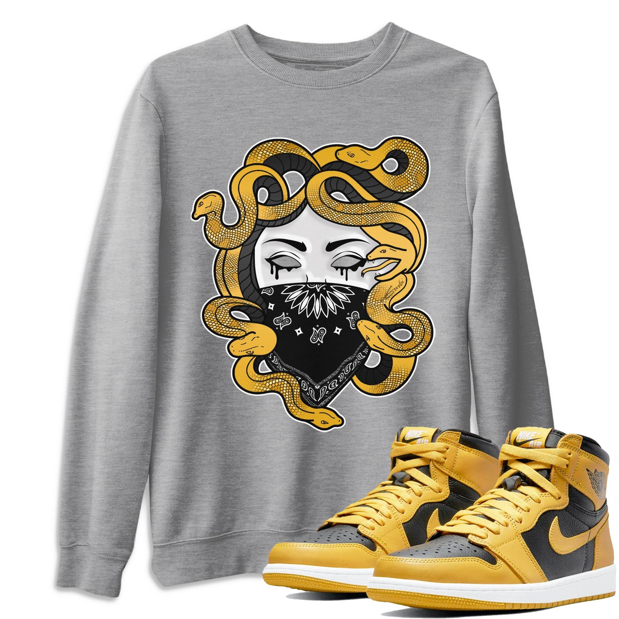 Medusa Unisex Tops - Air Jordan 1 Pollen