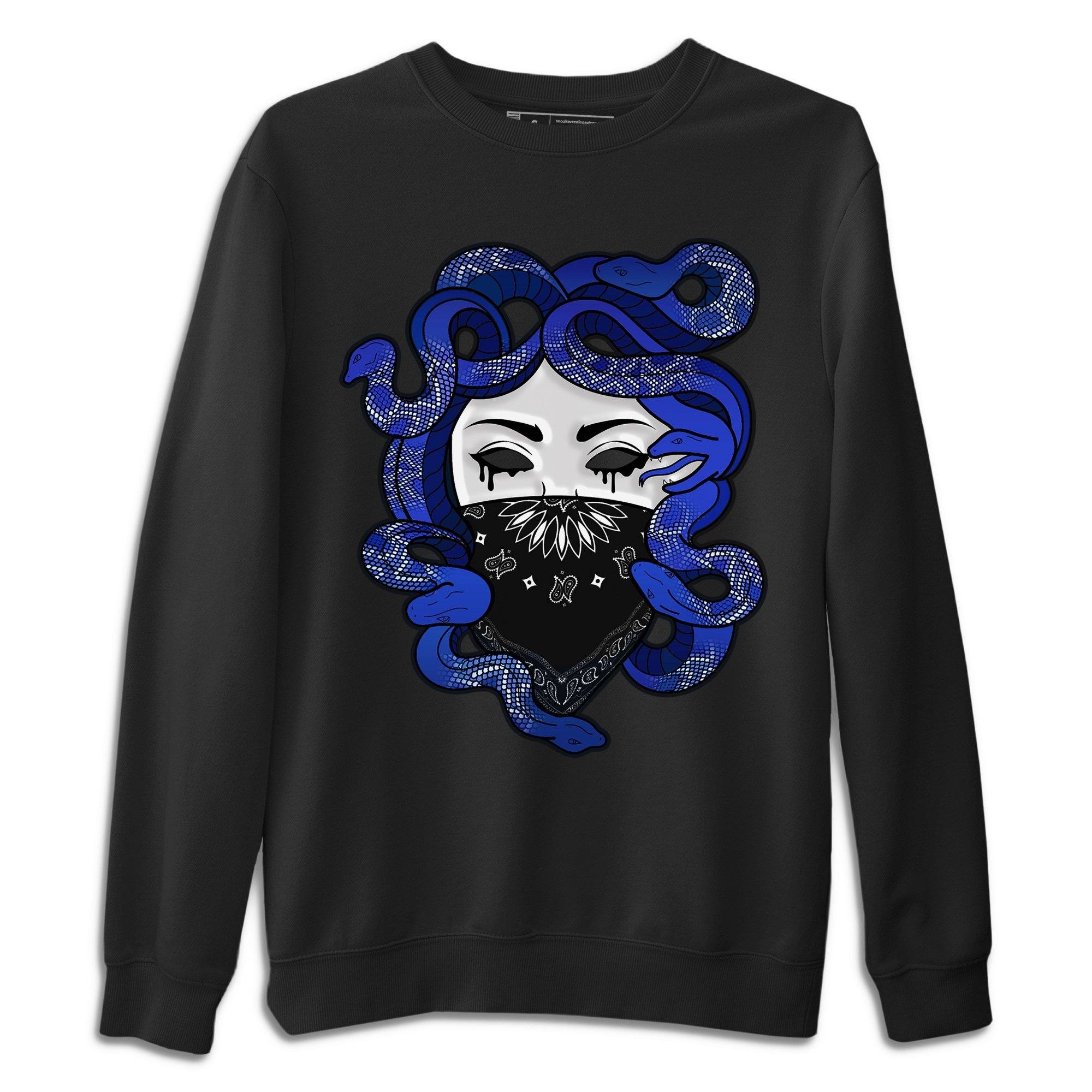 Medusa Unisex Tops - Air Jordan 1 Royal Black